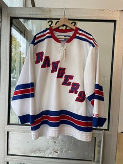 Vintage 90s Miller Lite Beer CCM Hockey Jersey XL 