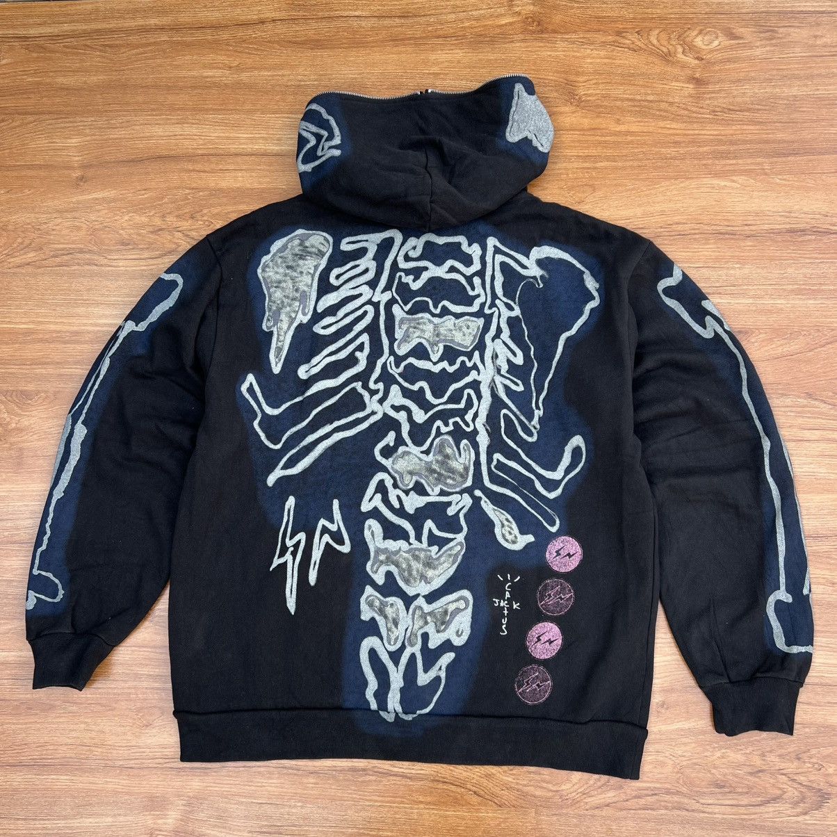 Travis Scott Fragment Design × Cactus Jack Zip Hoodie Size US L / EU 52-54 / 3 - 7 Thumbnail