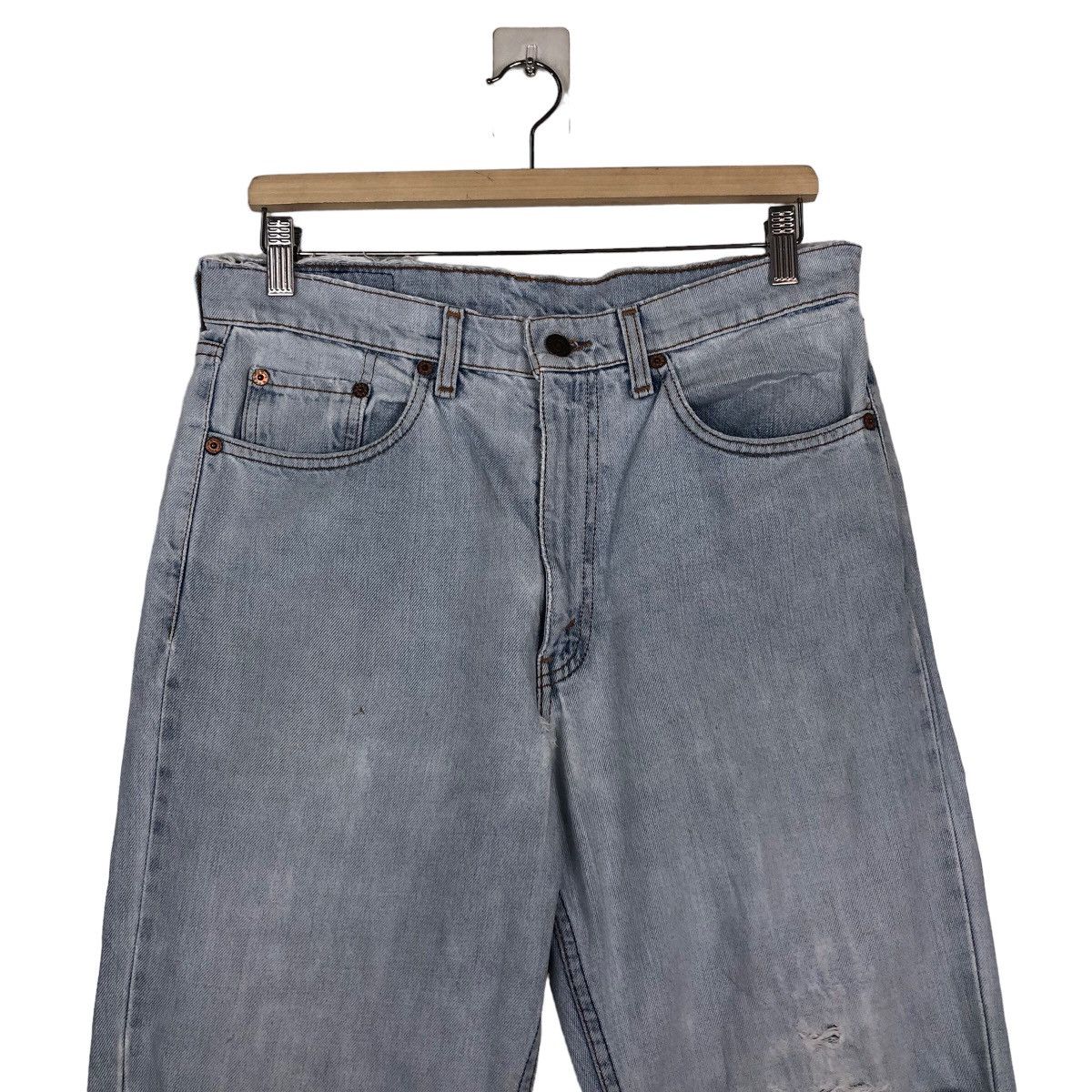 Levi's 🔥Vintage 359 Button Levi’s Jeans Denim Biker Wear Size US 32 / EU 48 - 3 Thumbnail