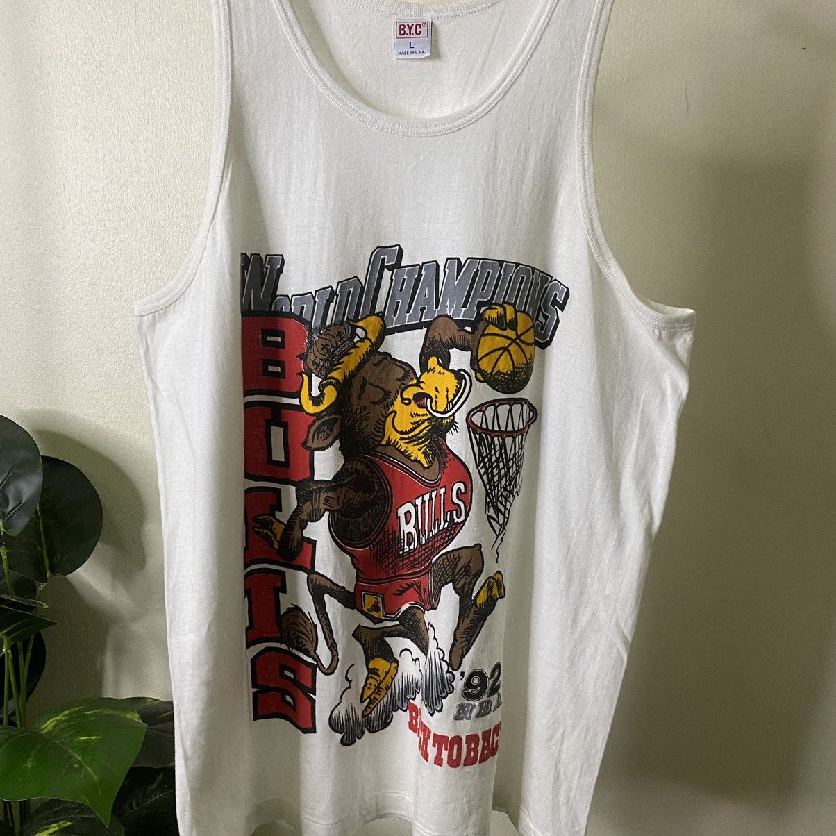 NBA 1992 Dennis Rodman Chicago Bulls World Champion BackToBack Size US M / EU 48-50 / 2 - 2 Thumbnail