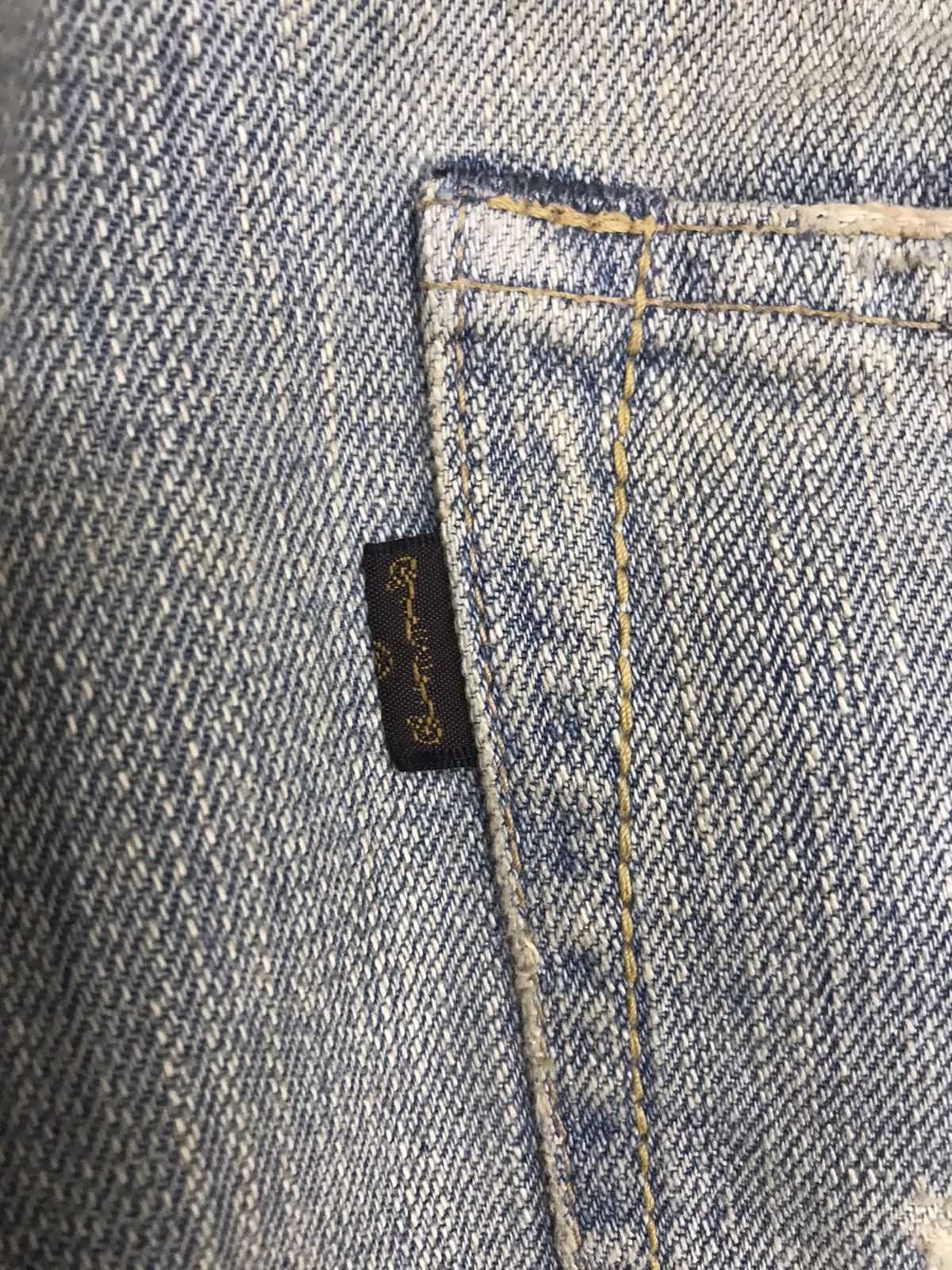Japanese Brand 💥HIGH END SEDITIONARIES💥GOA MUD WASH DISTRESSED DENIM F373 Size US 31 - 20 Thumbnail
