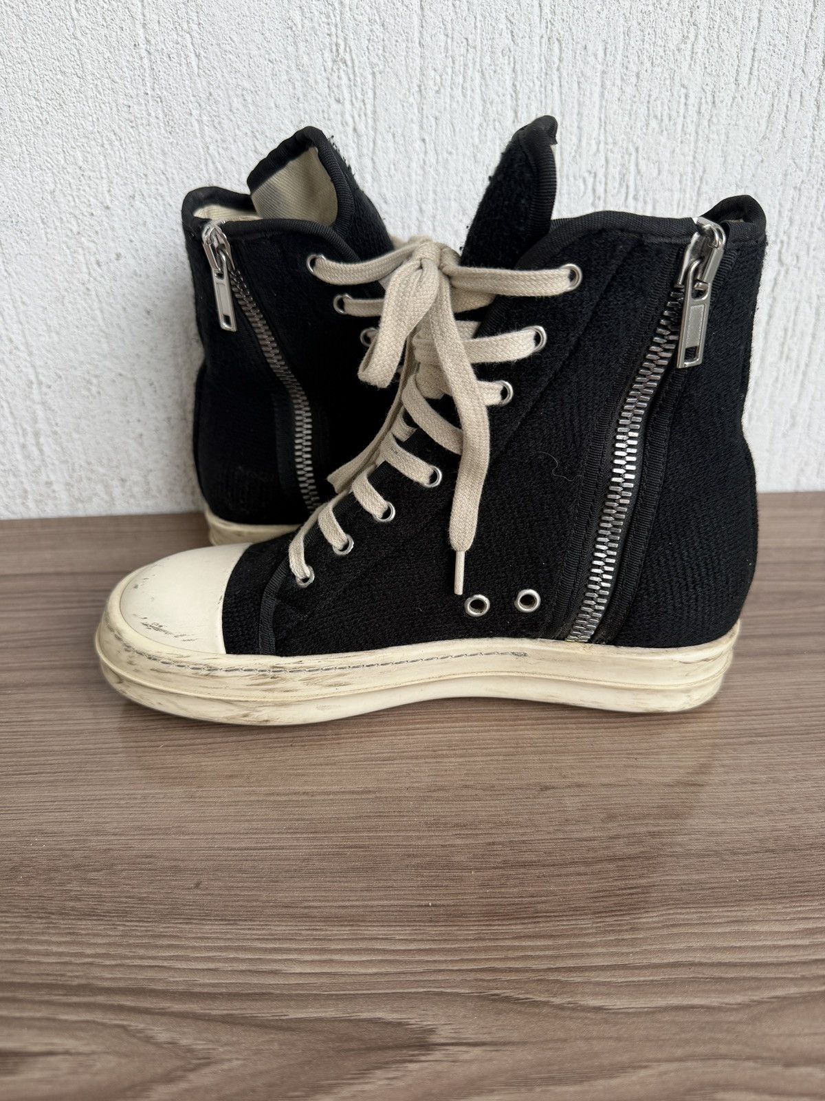 Rick Owens Drkshdw Wool drkshdw ramones Size US 5.5 / IT 35.5 - 13 Thumbnail