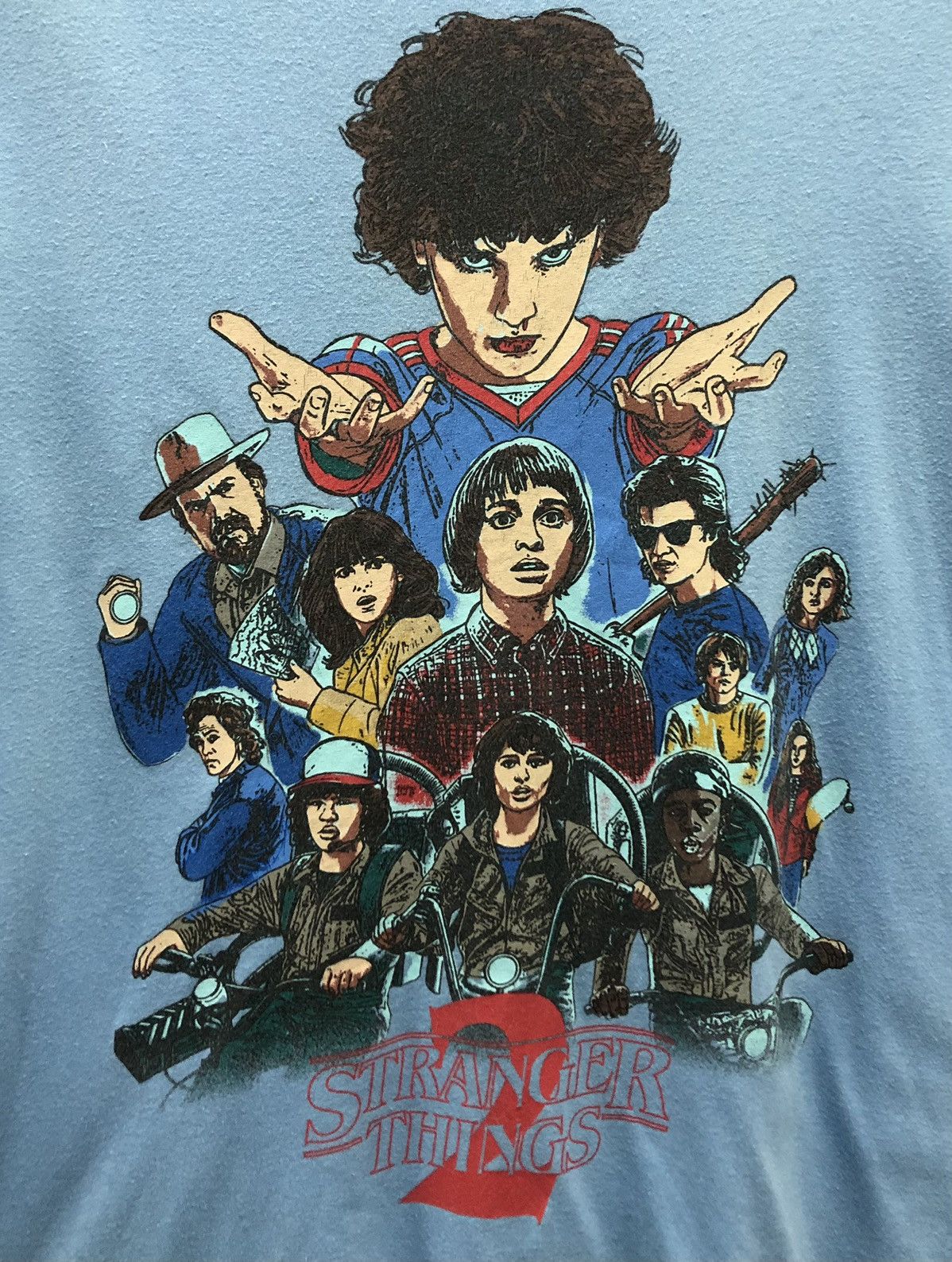 Vintage Official Merchandise Netflix Stranger Things 2 T-Shirt Size US M / EU 48-50 / 2 - 3 Thumbnail
