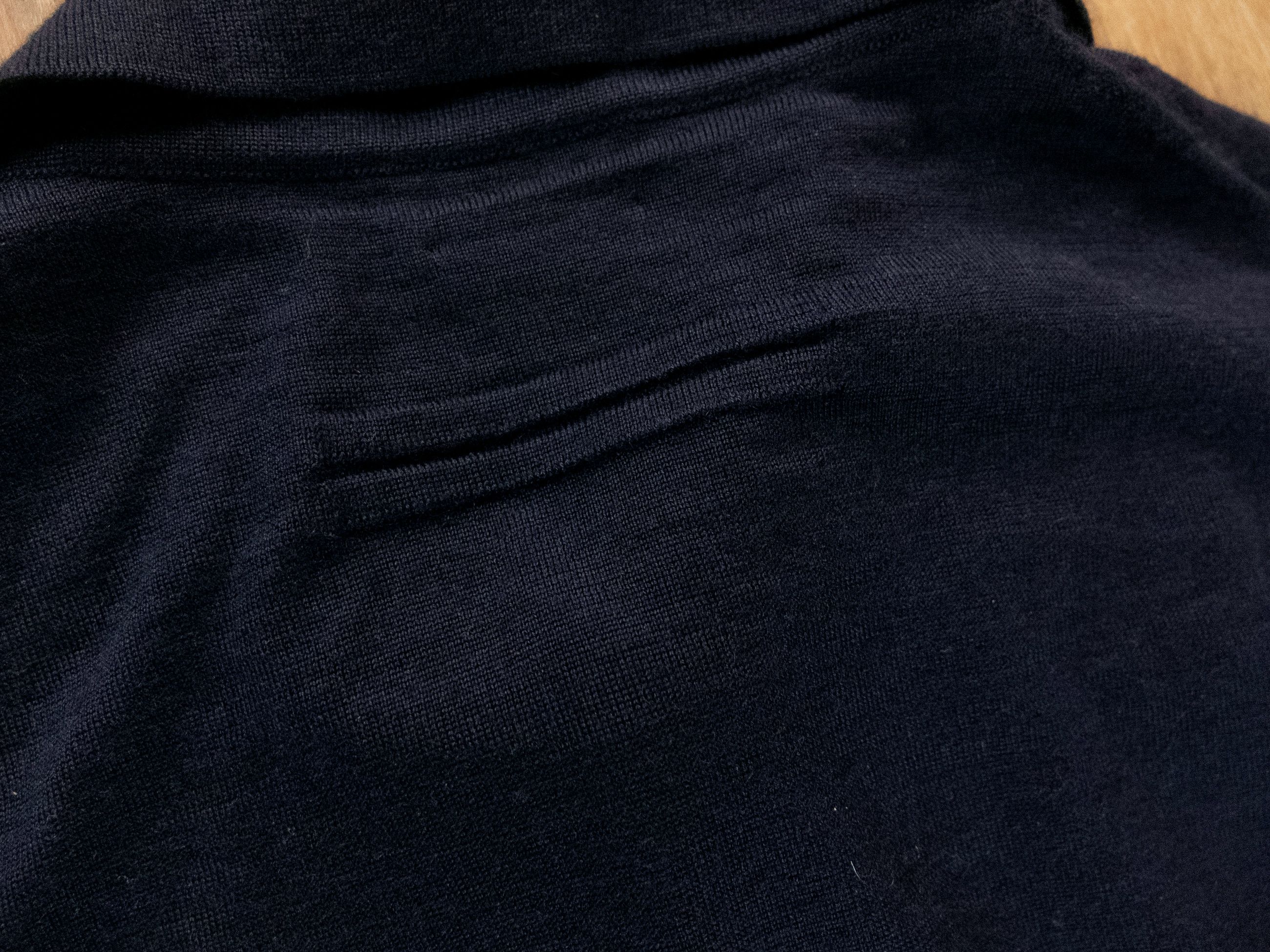 Ermenegildo Zegna ZEGNA navy blue Cashseta cashmere silk polo sweater Large Size US L / EU 52-54 / 3 - 10 Thumbnail