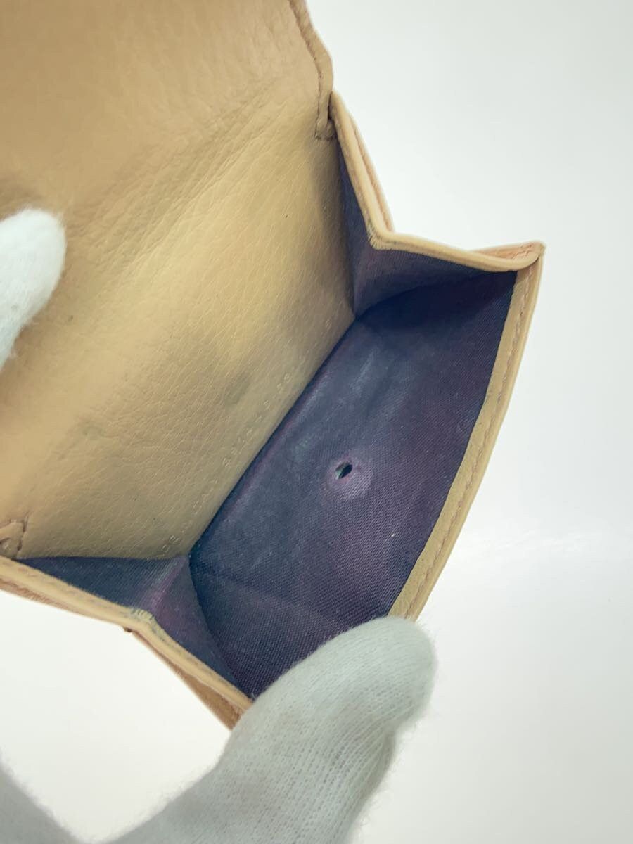 Balenciaga Balenciaga Leather Bi-Fold Wallet Beige Size ONE SIZE - 5 Thumbnail