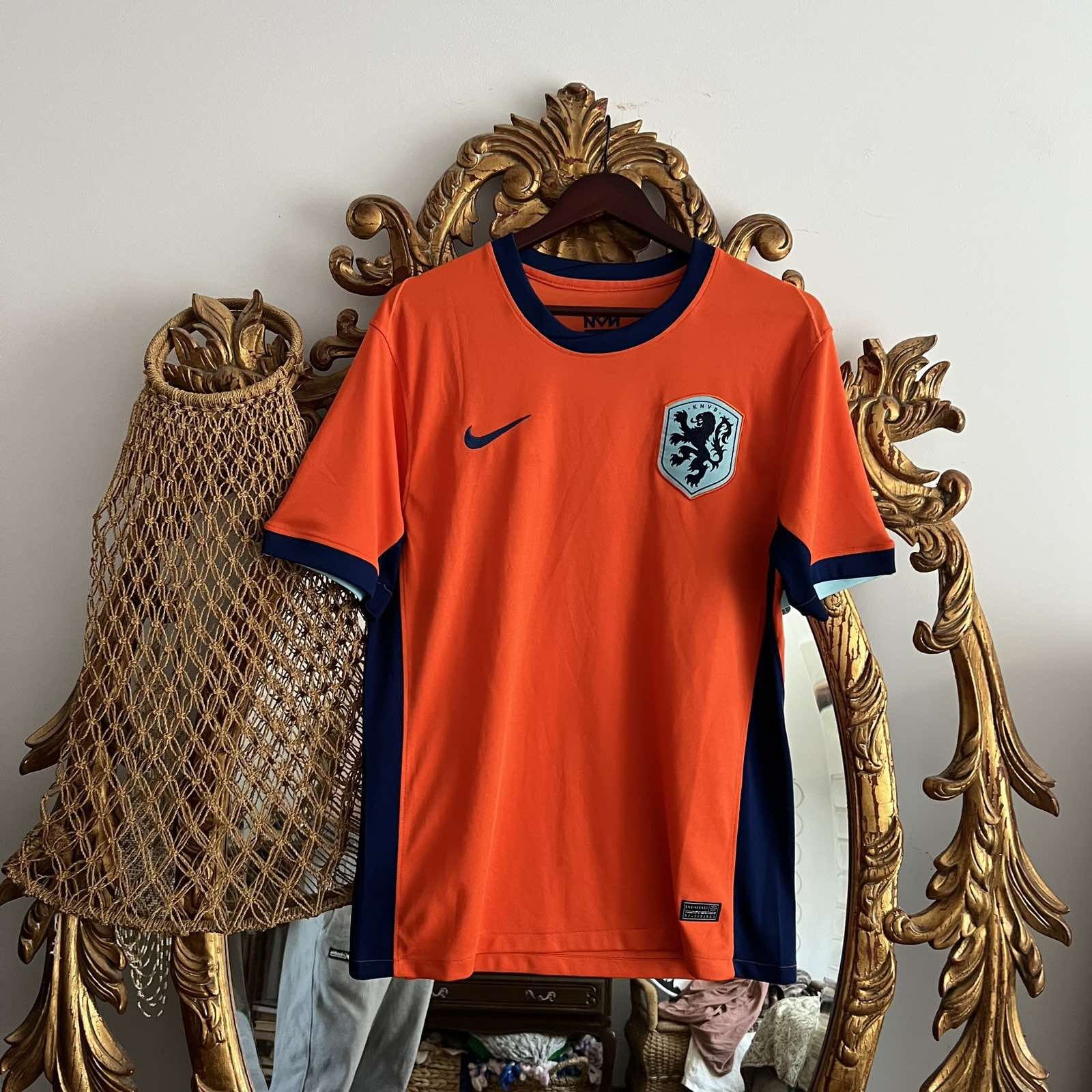 Nike NIKE HOLLAND NETHERLANDS HOME FOOTBALL JERSEY SOCCER SZ L Size US L / EU 52-54 / 3 - 1 Thumbnail