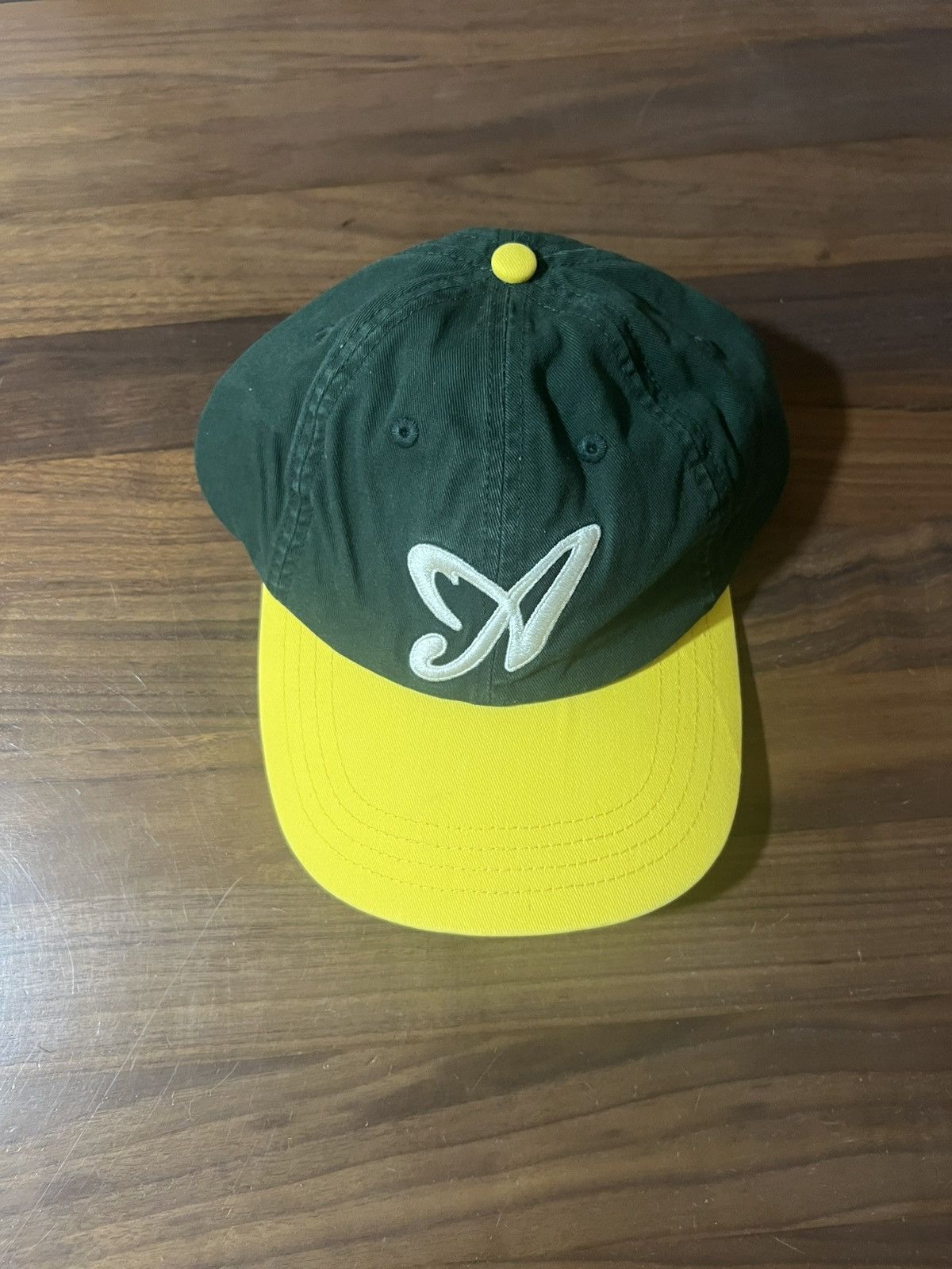Aime Leon Dore Aime Leon Dore ALD “A” Logo Hat Cap Pine Grove / Dandelion Size ONE SIZE - 1 Thumbnail