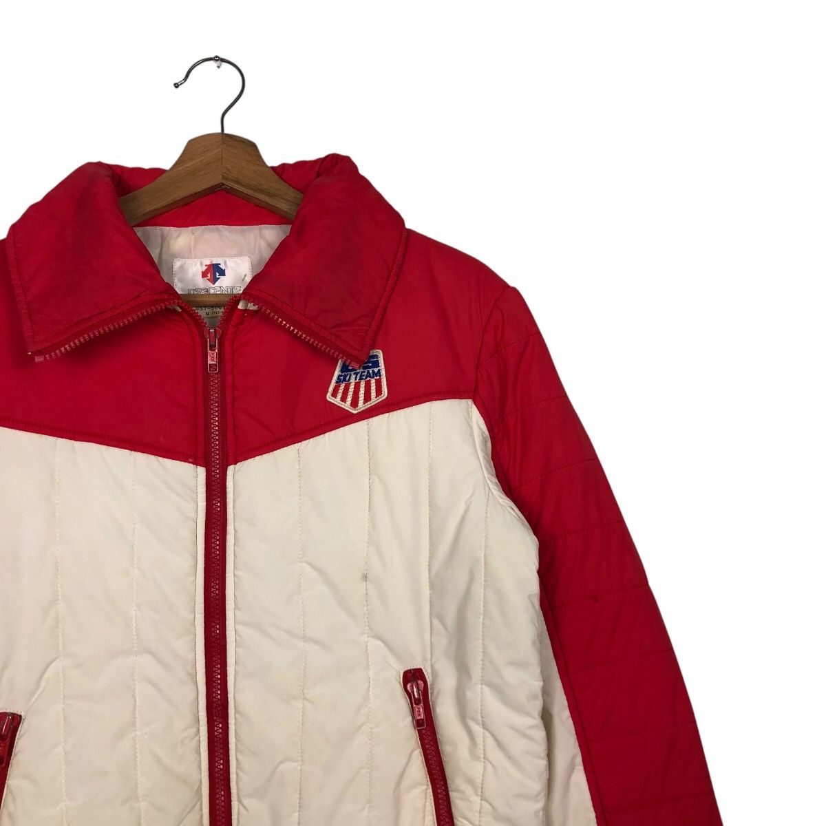 Japanese Brand 📌Vintage Bomber Jacket Us Ski Team Descente Rare Design Size US M / EU 48-50 / 2 - 7 Thumbnail