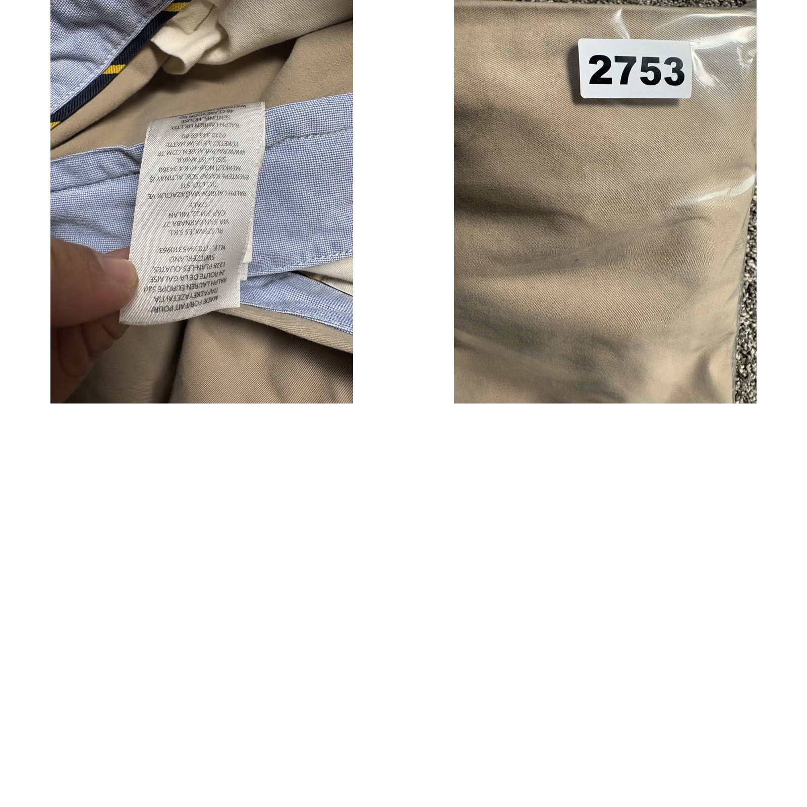Polo Ralph Lauren Polo Ralph Lauren Bedford Chino Pants Mens 42x32 Stretch Straight Tan Khaki Size US XL / EU 56 / 4 - 9 Thumbnail