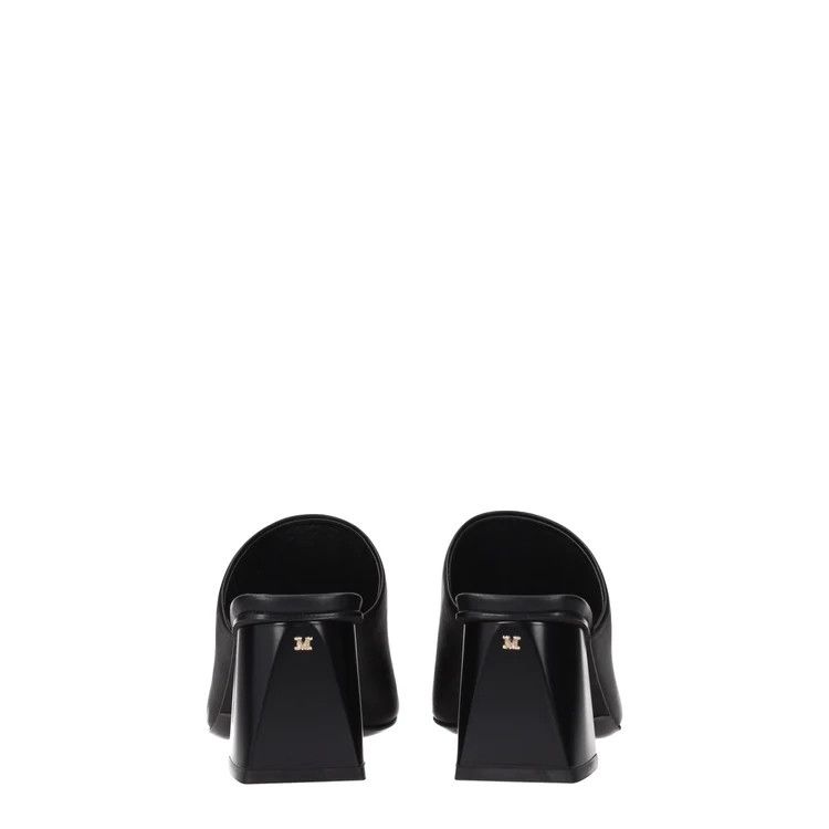 Max Mara ob1o1e1124 Leather Sandals in Black Size US 6 / IT 36 - 5 Thumbnail