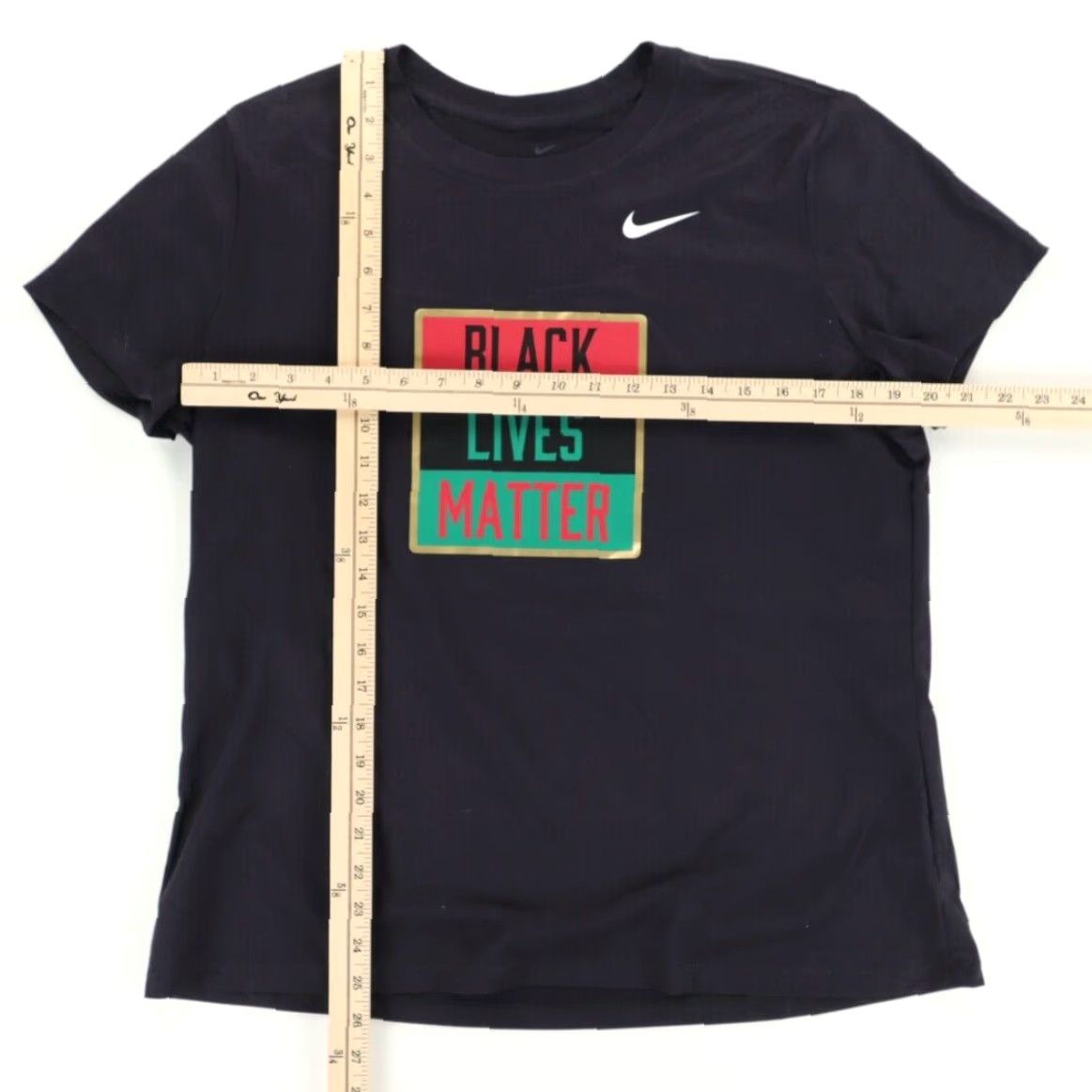 Nike Nike Black Lives Matter Solid Shirt Women's XL Black Size XL / US 12-14 / IT 48-50 - 3 Thumbnail
