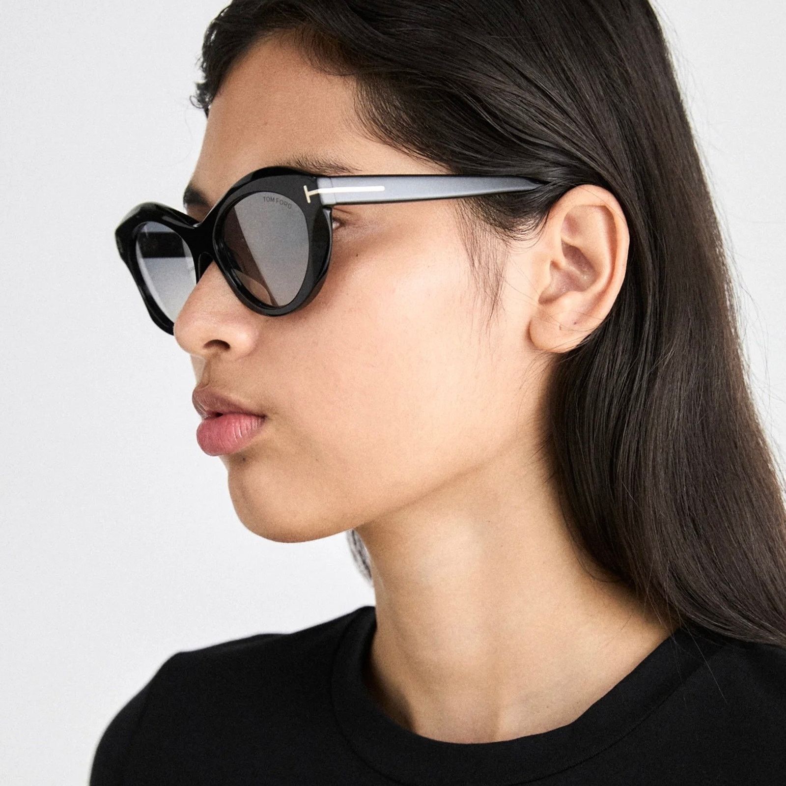 Tom Ford New, TOM FORD Toni Sunglasses TF1111 01C Authentic Size ONE SIZE - 14 Thumbnail