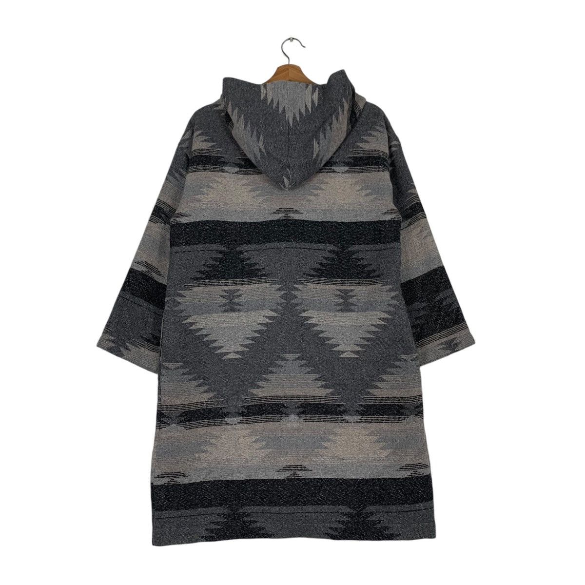 Japanese Brand Free's Mart Love California Buttonless Overcoat #1252-C57 Size US M / EU 48-50 / 2 - 7 Thumbnail