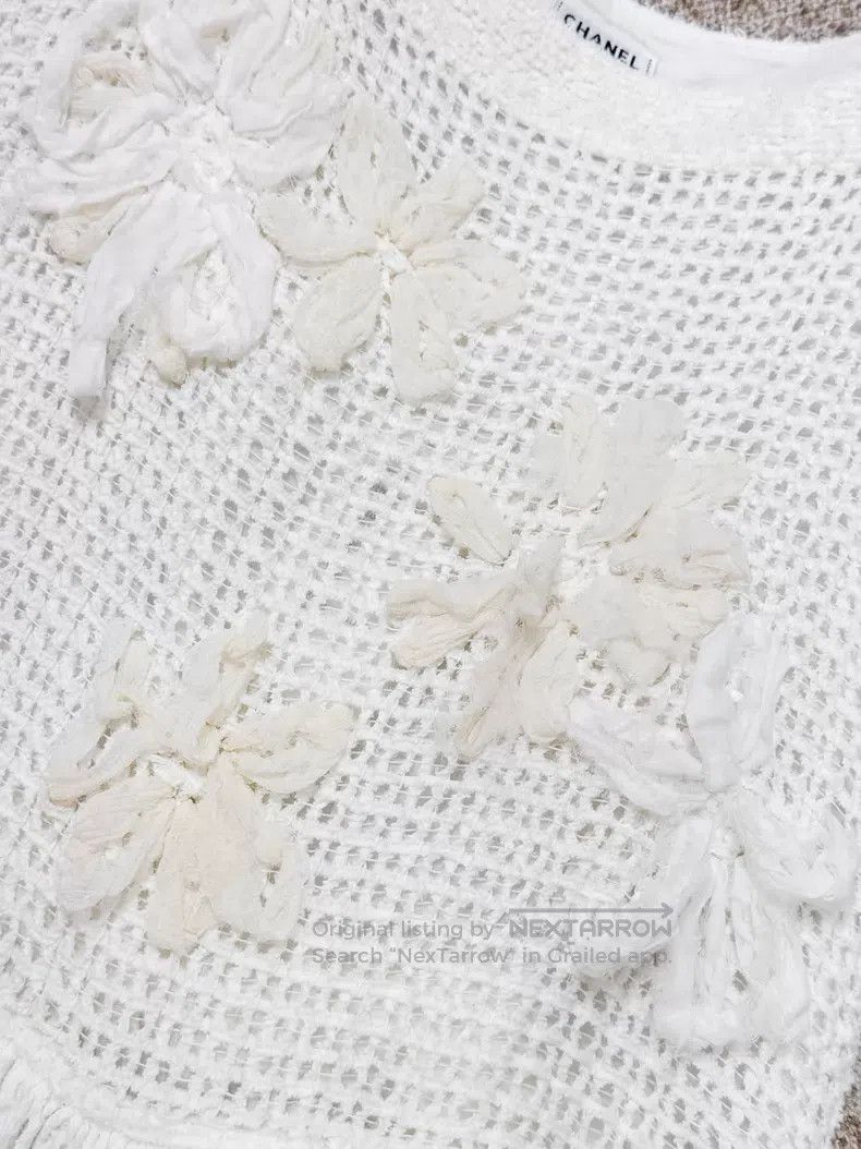 Chanel Chanel Flower tassel suspender vest Size XS / US 0-2 / IT 36-38 - 5 Thumbnail