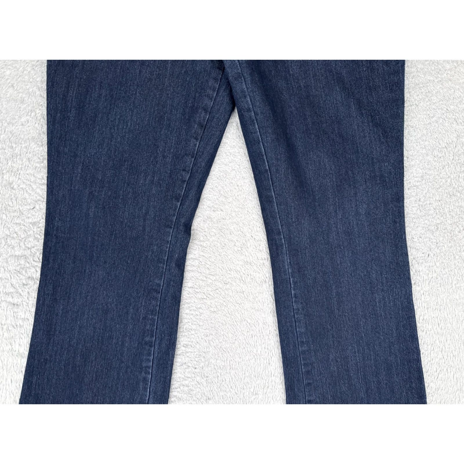 Vintage N62 Signature Fit Bootcut Jeans Womens 6 Blue Dark Wash Mid Rise Stretch 28x31 Size 28" / US 6 / IT 42 - 3 Thumbnail