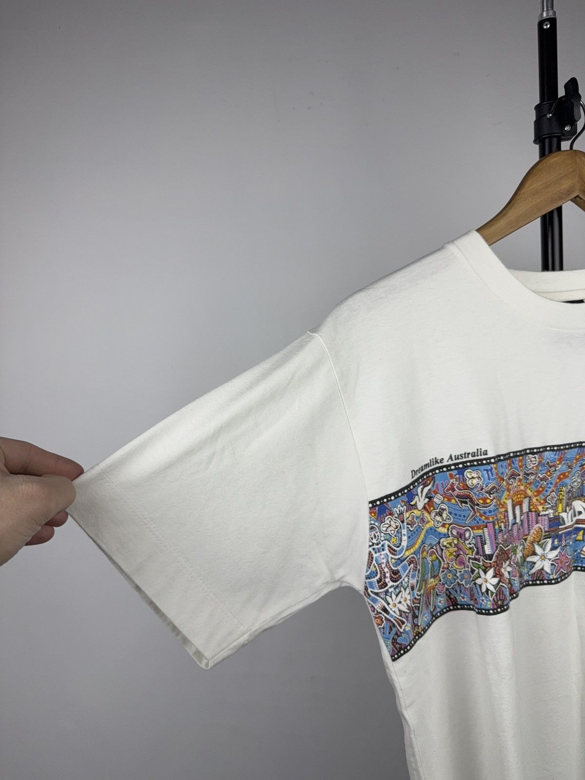 Vintage Retro 00s Dreamlike Australia Jenny Eastwood Art T-Shirt M Size US M / EU 48-50 / 2 - 7 Thumbnail