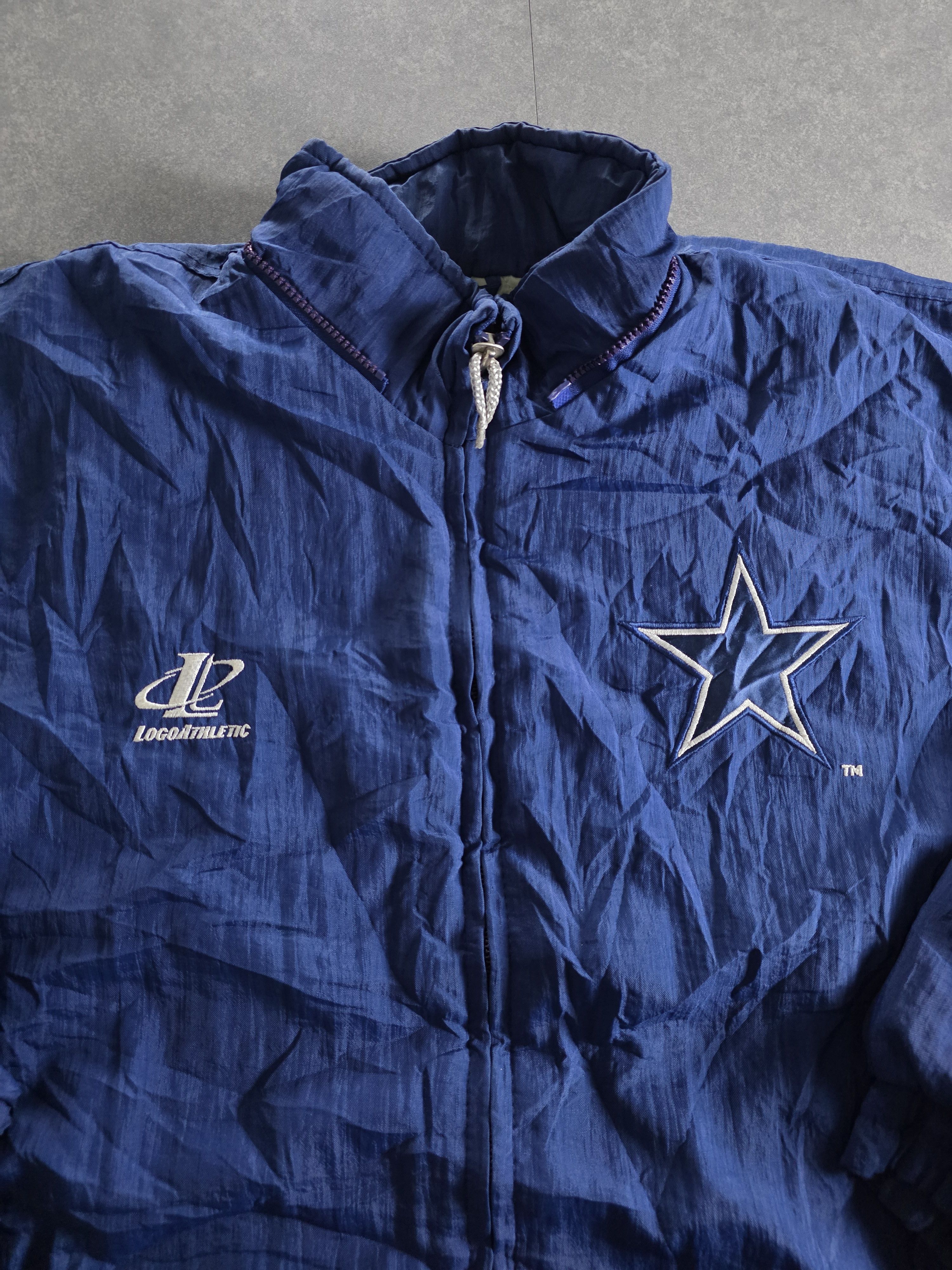 Pro Line Vintage 90s Dallas Cowboys NFL Pro Line Logo Athletic Puffer Size US L / EU 52-54 / 3 - 3 Thumbnail