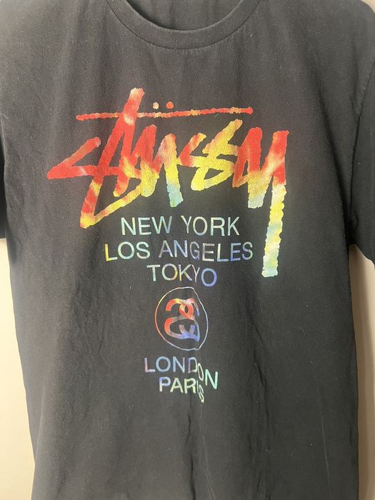 Stussy Stüssy Rainbow World Tour T-Shirt | Grailed