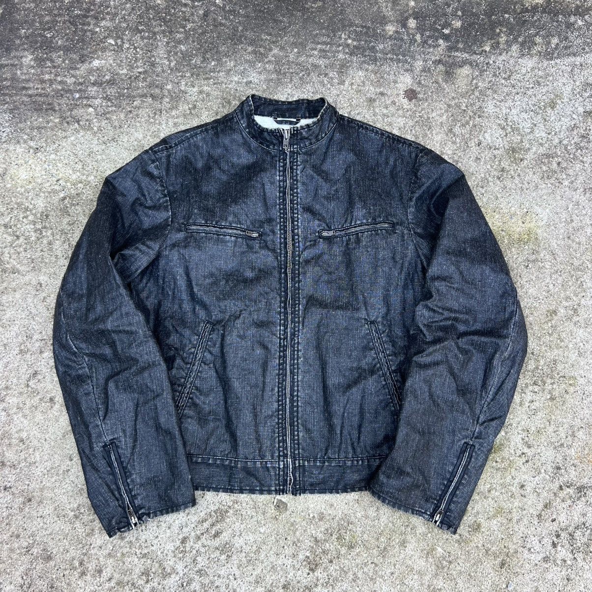 Calvin Klein × Vintage 🔥Rare 🔥Vintage Calvin Klein Linen Jacket Bikers Style Size US L / EU 52-54 / 3 - 1 Thumbnail