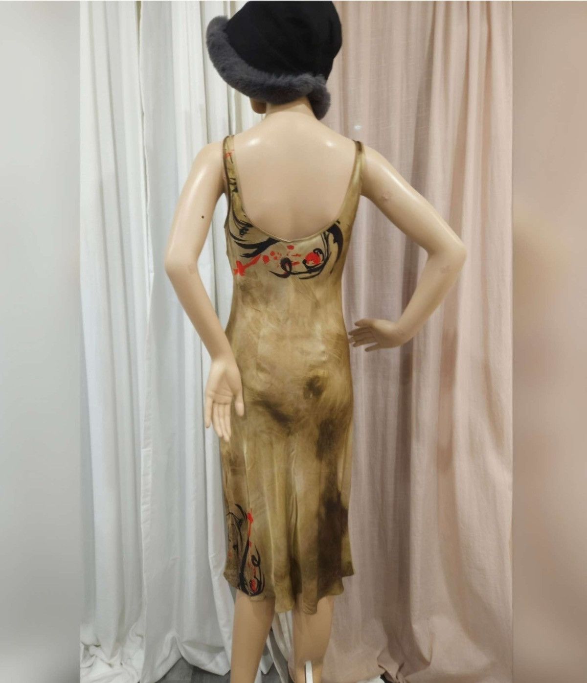Designer × Zara Limited Edition Printed Suspender Dress By ZARA Size S / US 4 / IT 40 - 5 Thumbnail