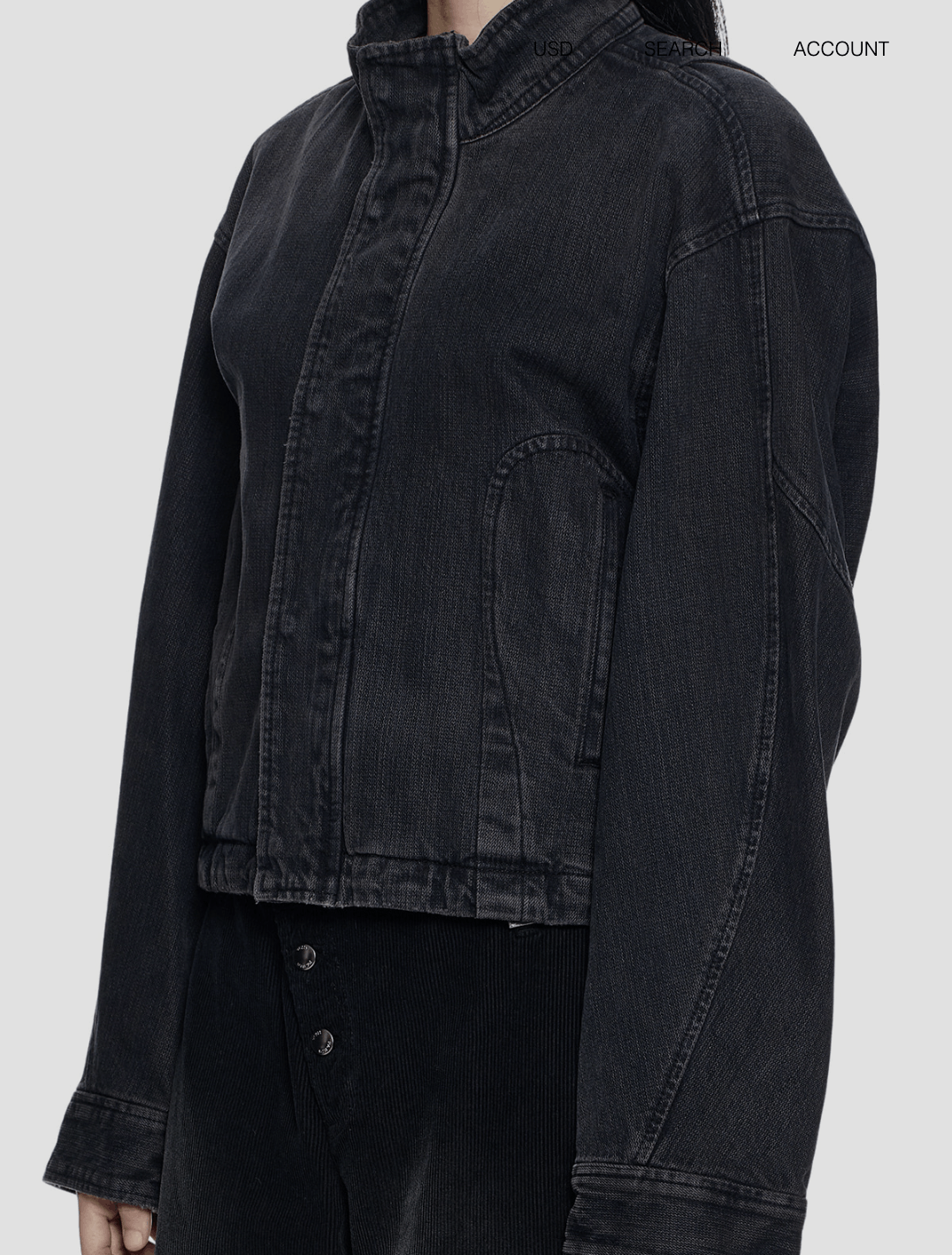 Wooyoungmi Wooyoungmi Black Denim Jacket Size XS / US 0-2 / IT 36-38 - 2 Thumbnail