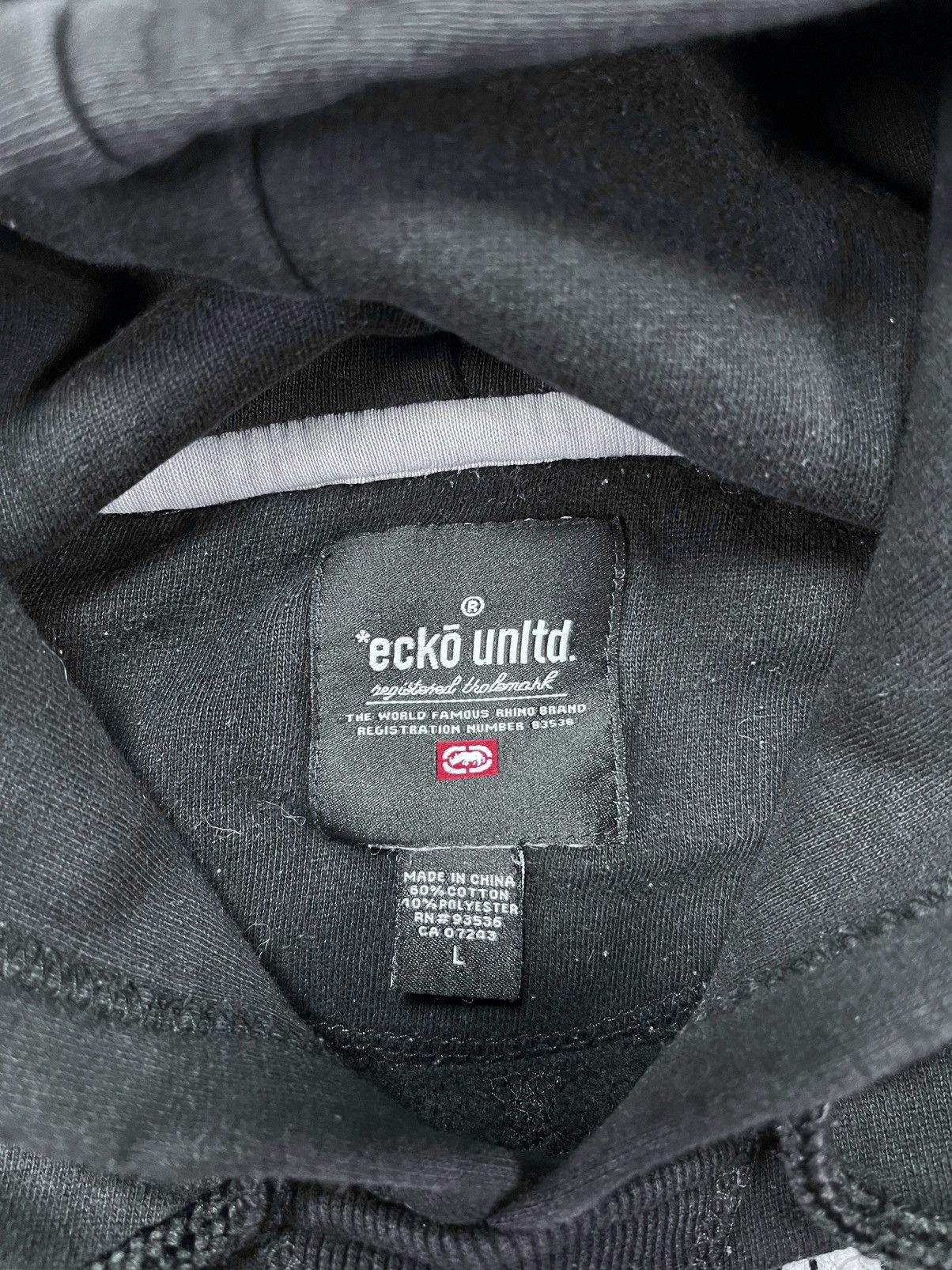 Ecko Unltd. Ecko Unltd Small Front Logo Baggy Hoodie L XL Boxy Size US XL / EU 56 / 4 - 12 Thumbnail