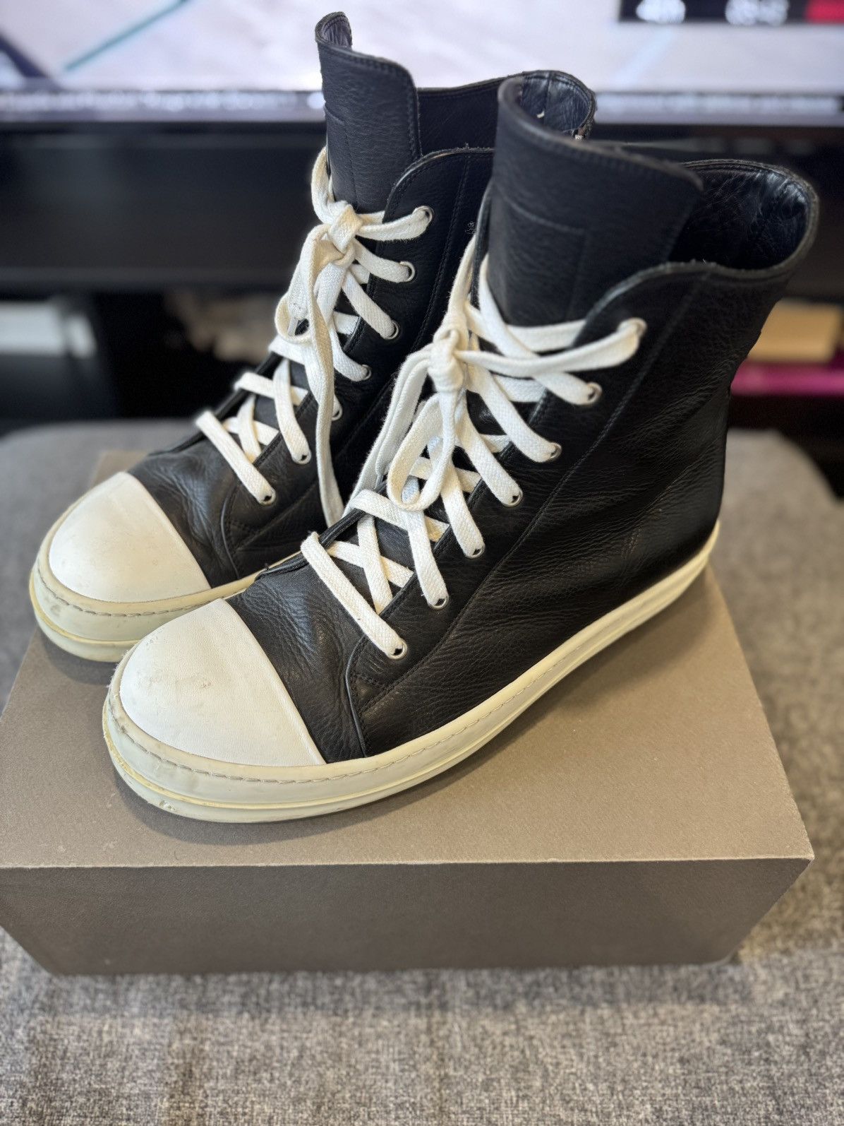 Rick Owens Mainline Leather Ramomes