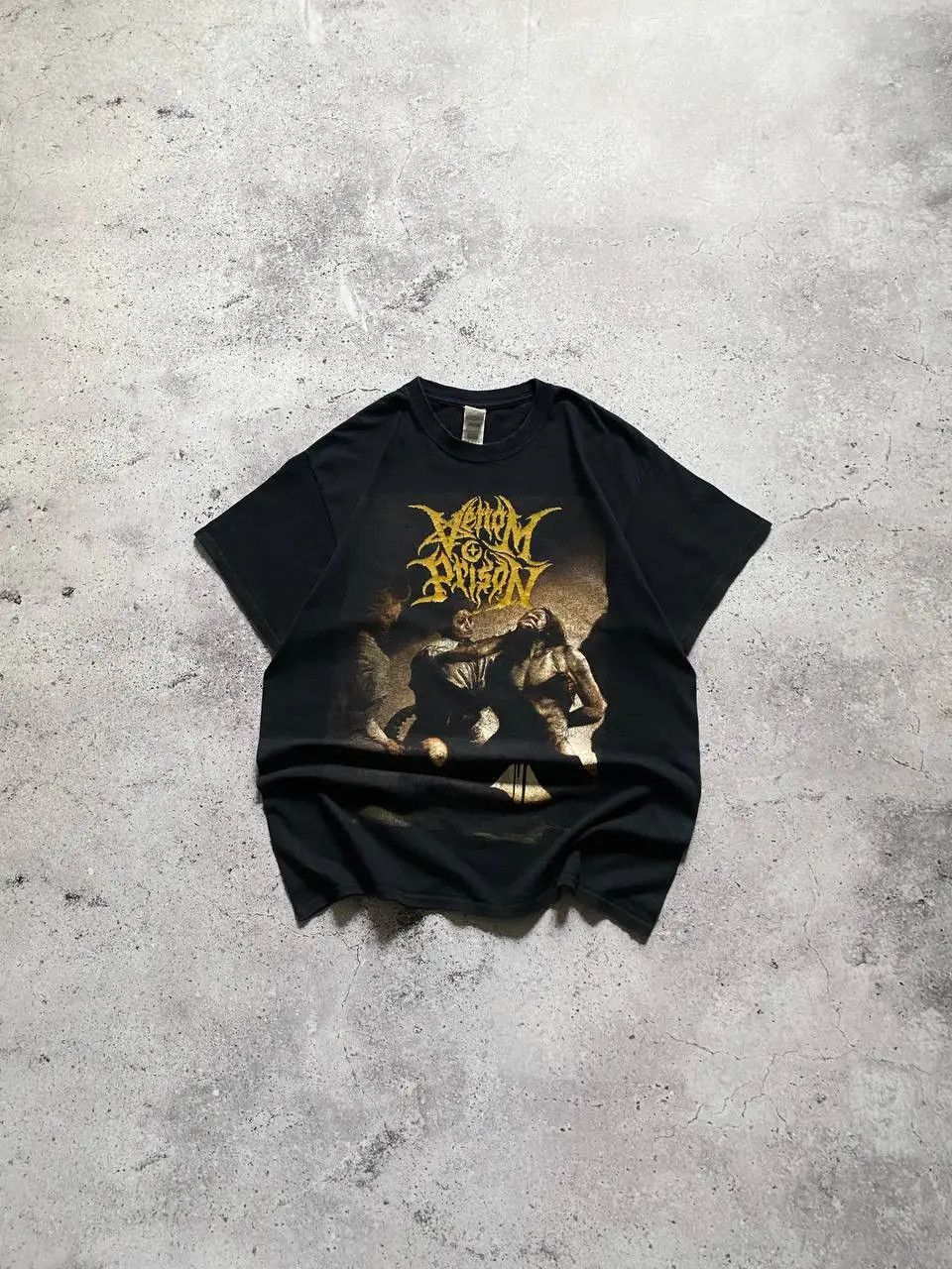 Band Tees VINTAGE VENOM PRISON “ANIMUS” ALBUM DEATH METAL BAND T SHIRT Size US L / EU 52-54 / 3 - 1 Thumbnail