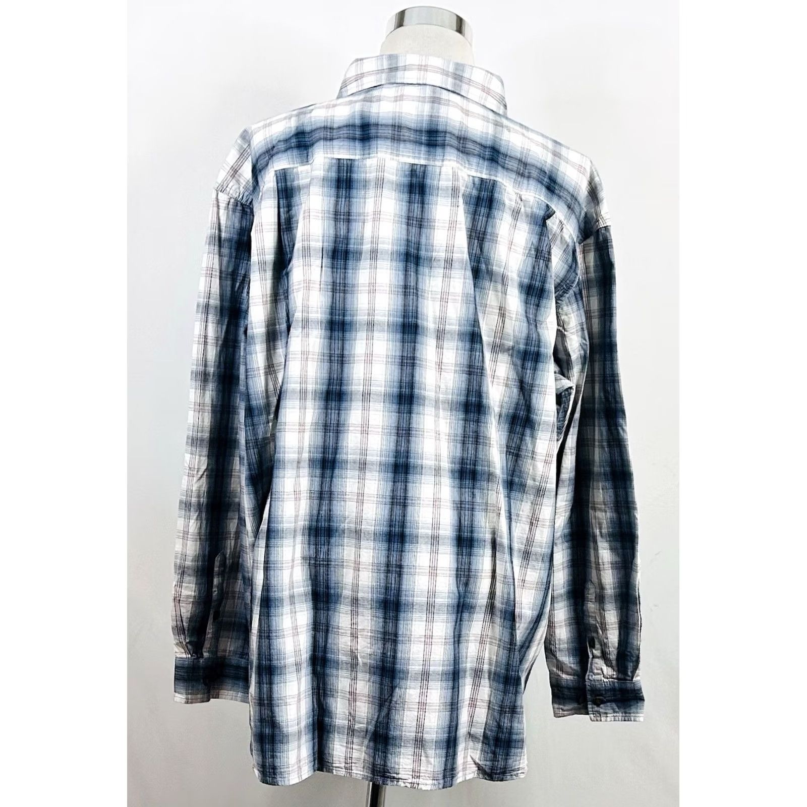 Carhartt Carhartt Shirt Button-Up Plaid 3XL Regular Fit Cotton Blue Red White Casual Workwear Mens NWT Size US XXL / EU 58 / 5 - 5 Thumbnail