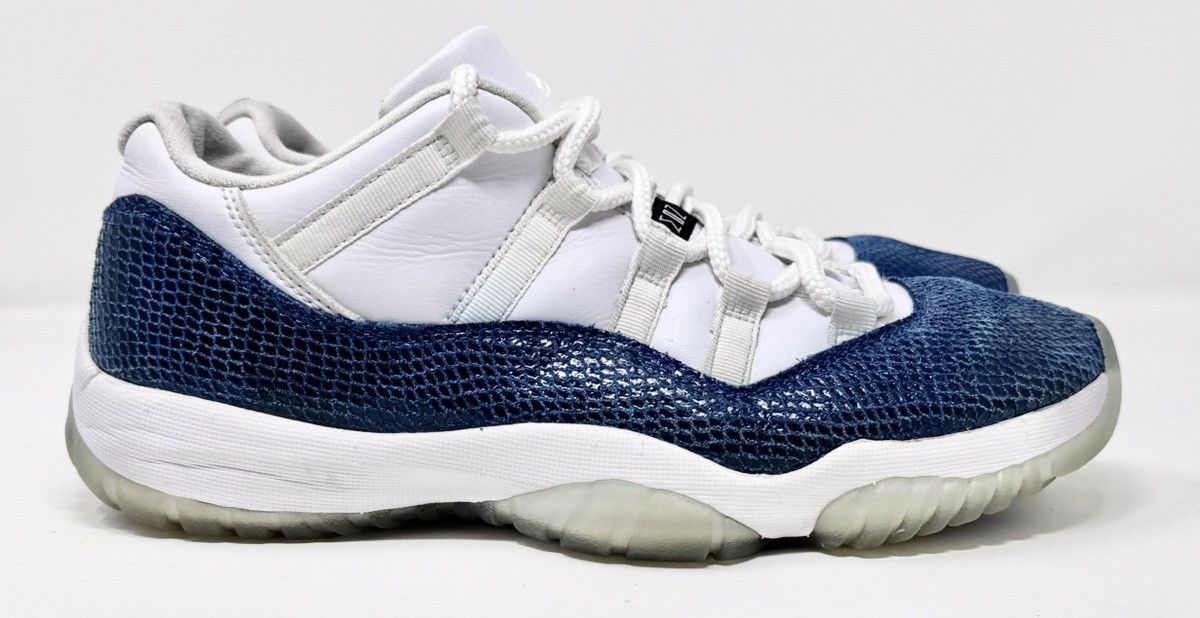 Nike Air Jordan XI 11 Low Navy Snakeskin 2019 Retro size