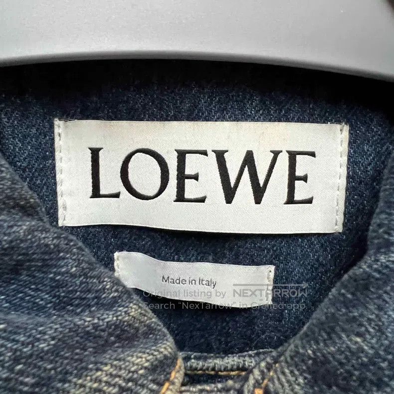 Loewe Loewe Logo Print Denim Shirt Jacket Size M / US 6-8 / IT 42-44 - 4 Thumbnail