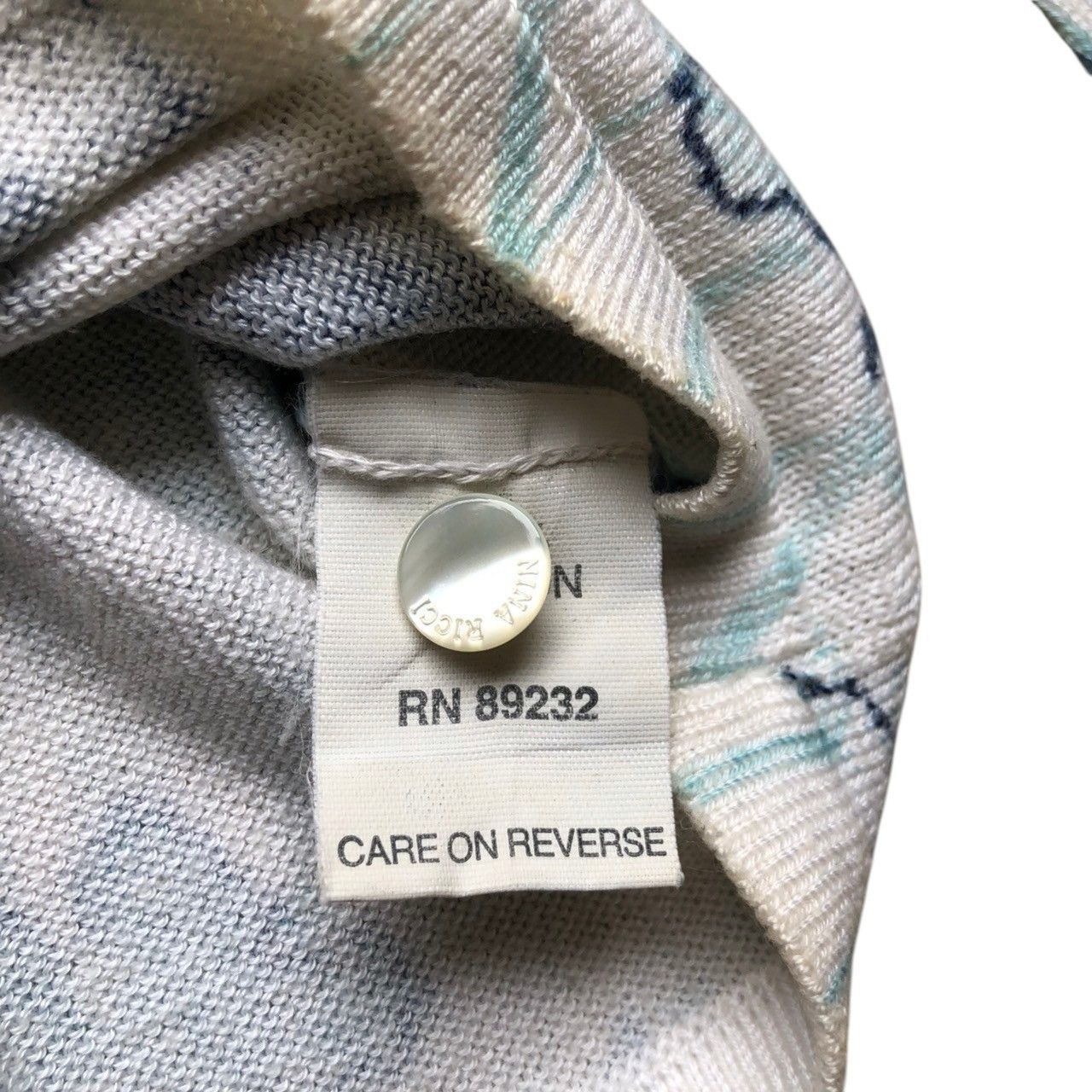 Nina Ricci × Vintage Vintage Nina Ricci Full Print Cardigans Button Ups Size S / US 4 / IT 40 - 7 Thumbnail