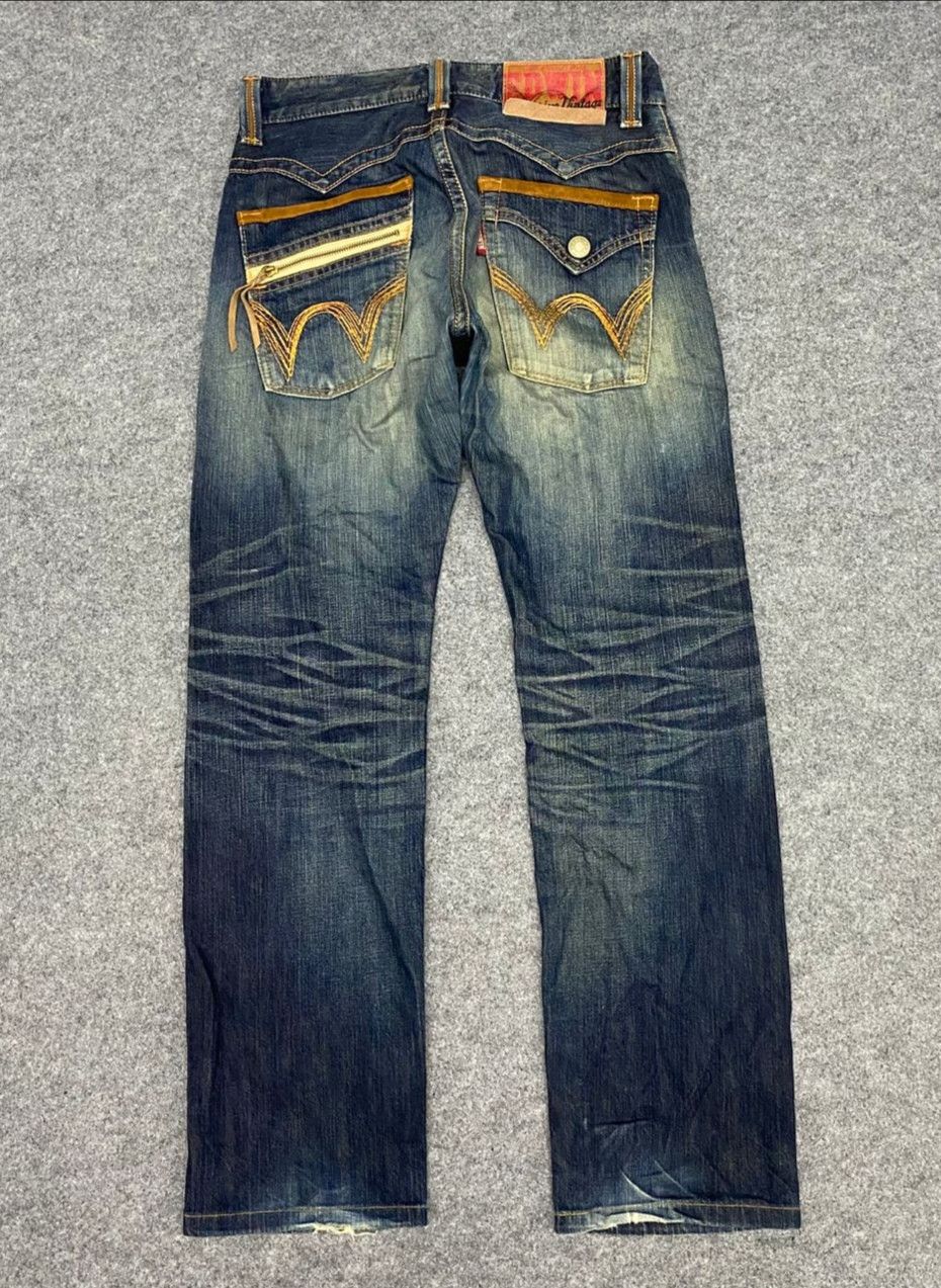 If Six Was Nine 💥 Need Gone💥 Edwin Exclusive Vintage Distressed Denim Size US 32 / EU 48 - 2 Thumbnail
