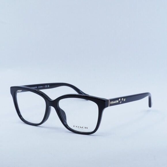 image of New Coach Hc6242U 5002 Black Eyeglasses, Women's