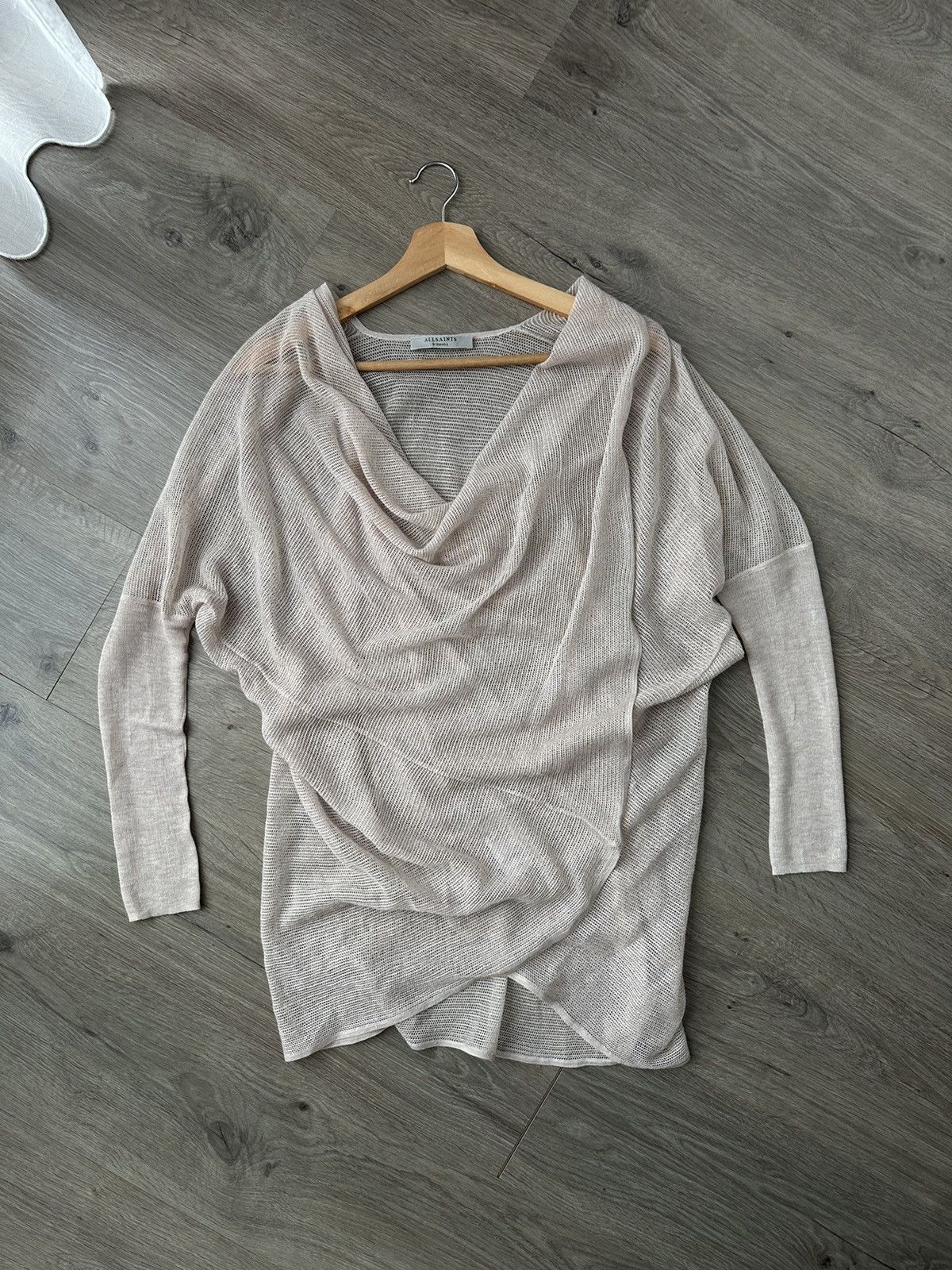 Allsaints Vintage Allsaints Women's Cape Beige With Mesh Size US S / EU 44-46 / 1 - 7 Thumbnail