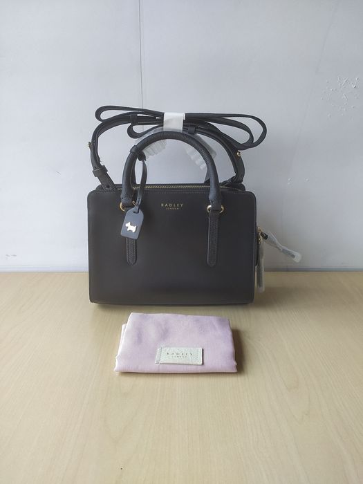 margot, Bags, Margot Radley Pebbled Leather Crossbody Bag Os Black