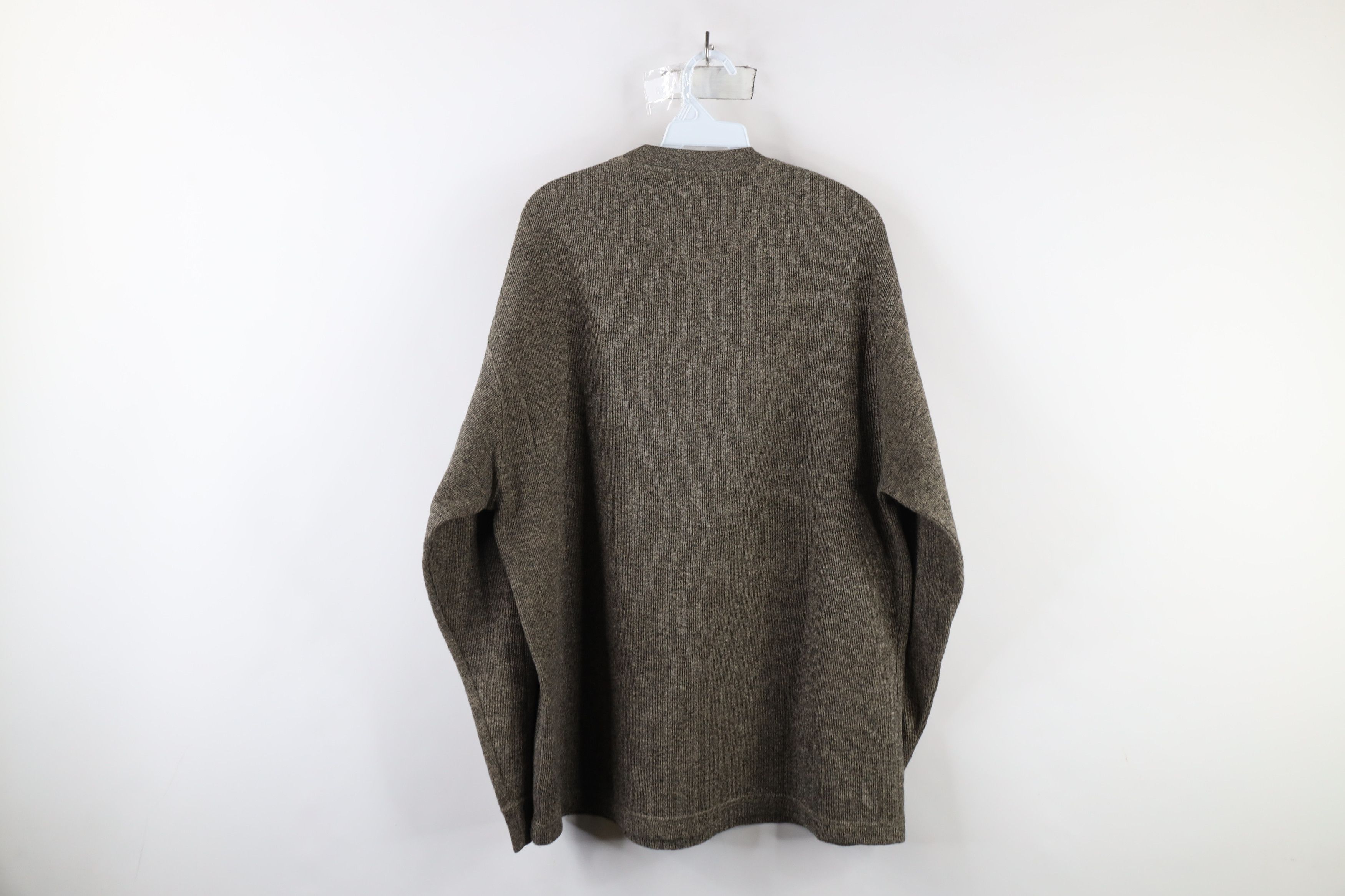 Vintage Vintage 90s Streetwear Heavyweight Knit Long Sleeve T-Shirt Size US L / EU 52-54 / 3 - 6 Thumbnail