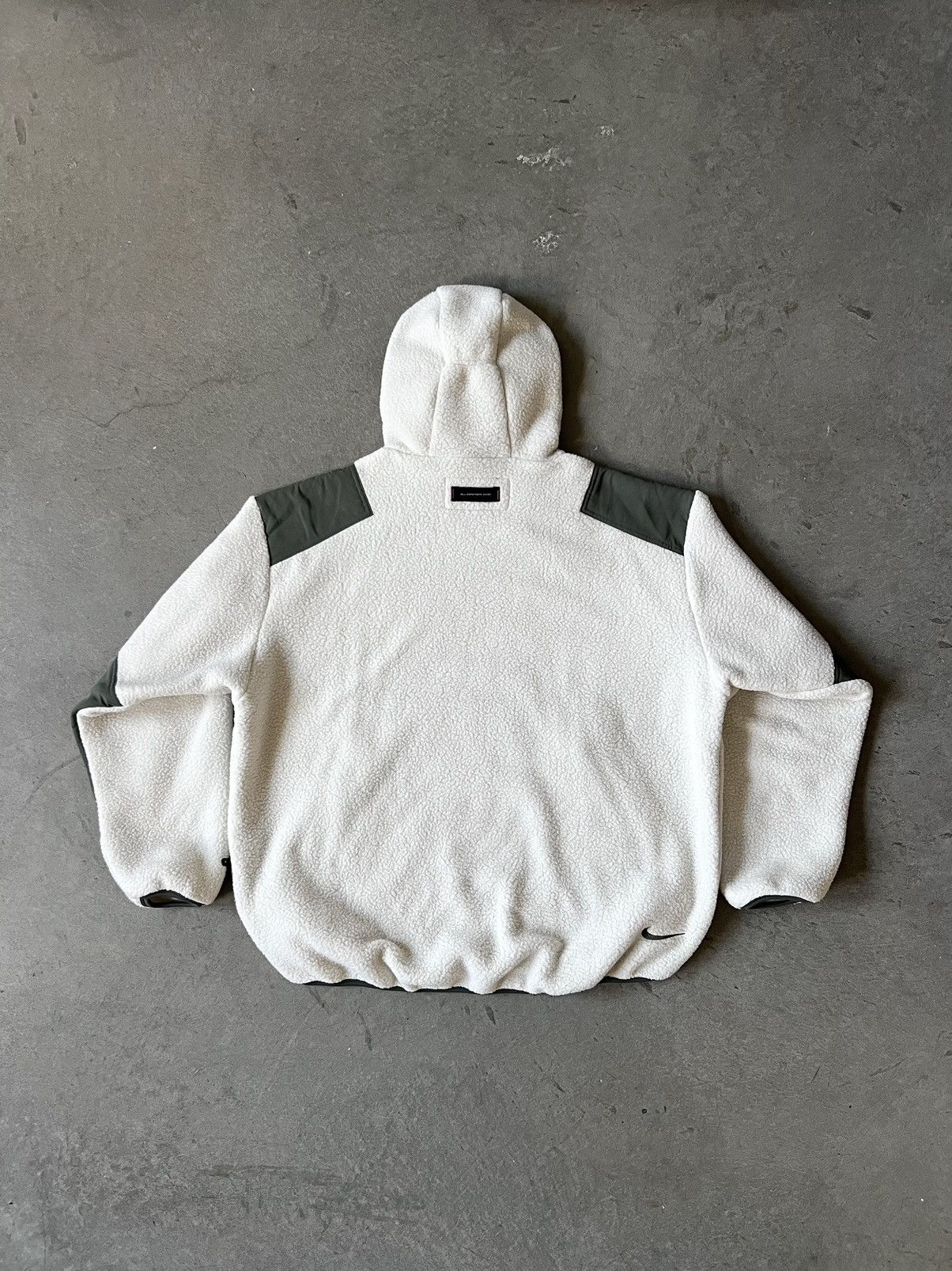 Vintage Nike ACG Vintage Sherpa Fleece Ninja Balaclava Sweatshirt Size US XL / EU 56 / 4 - 2 Thumbnail