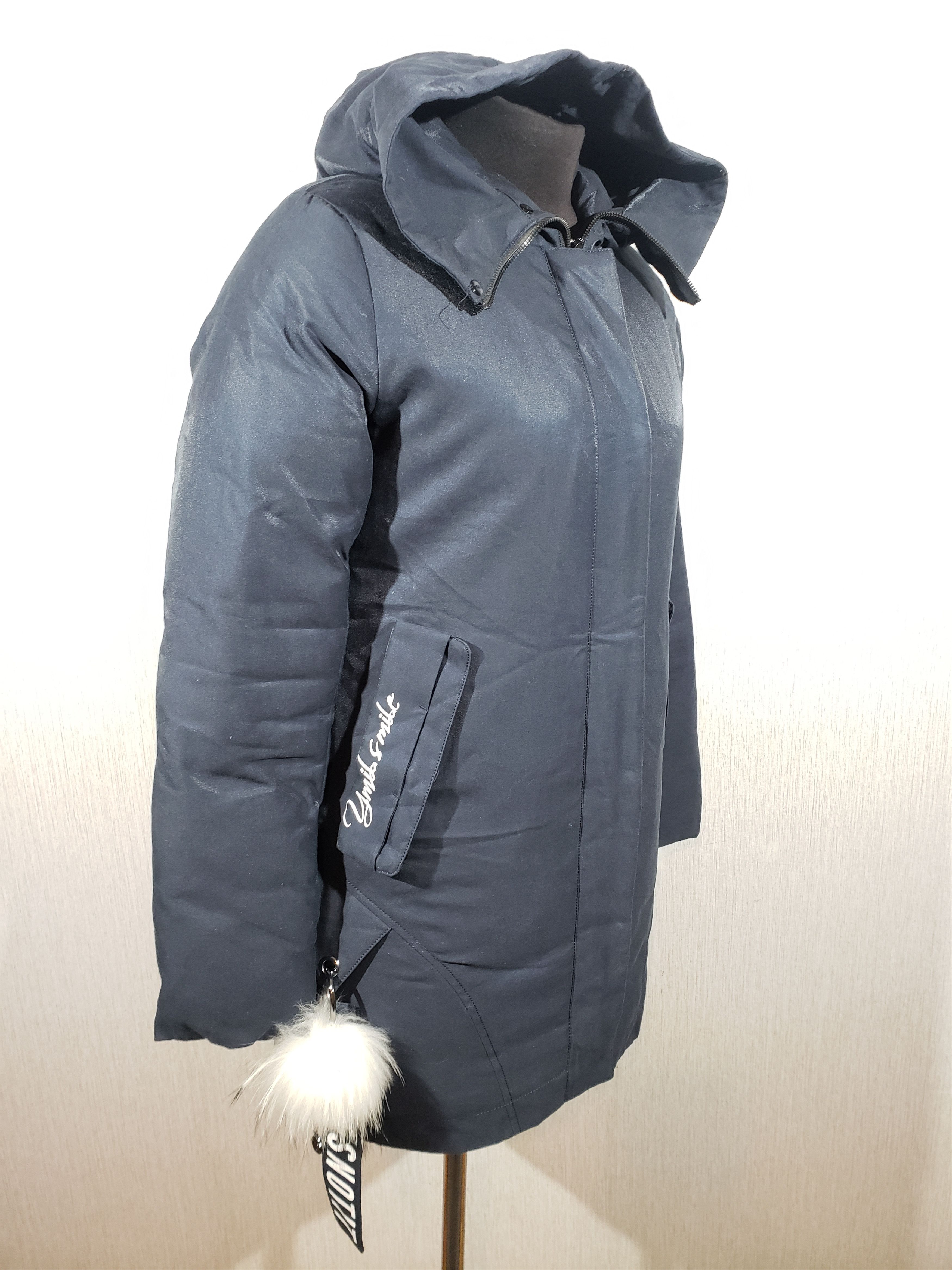 Designer Reliable women's blue jacket with a hood. Size M / US 6-8 / IT 42-44 - 3 Thumbnail