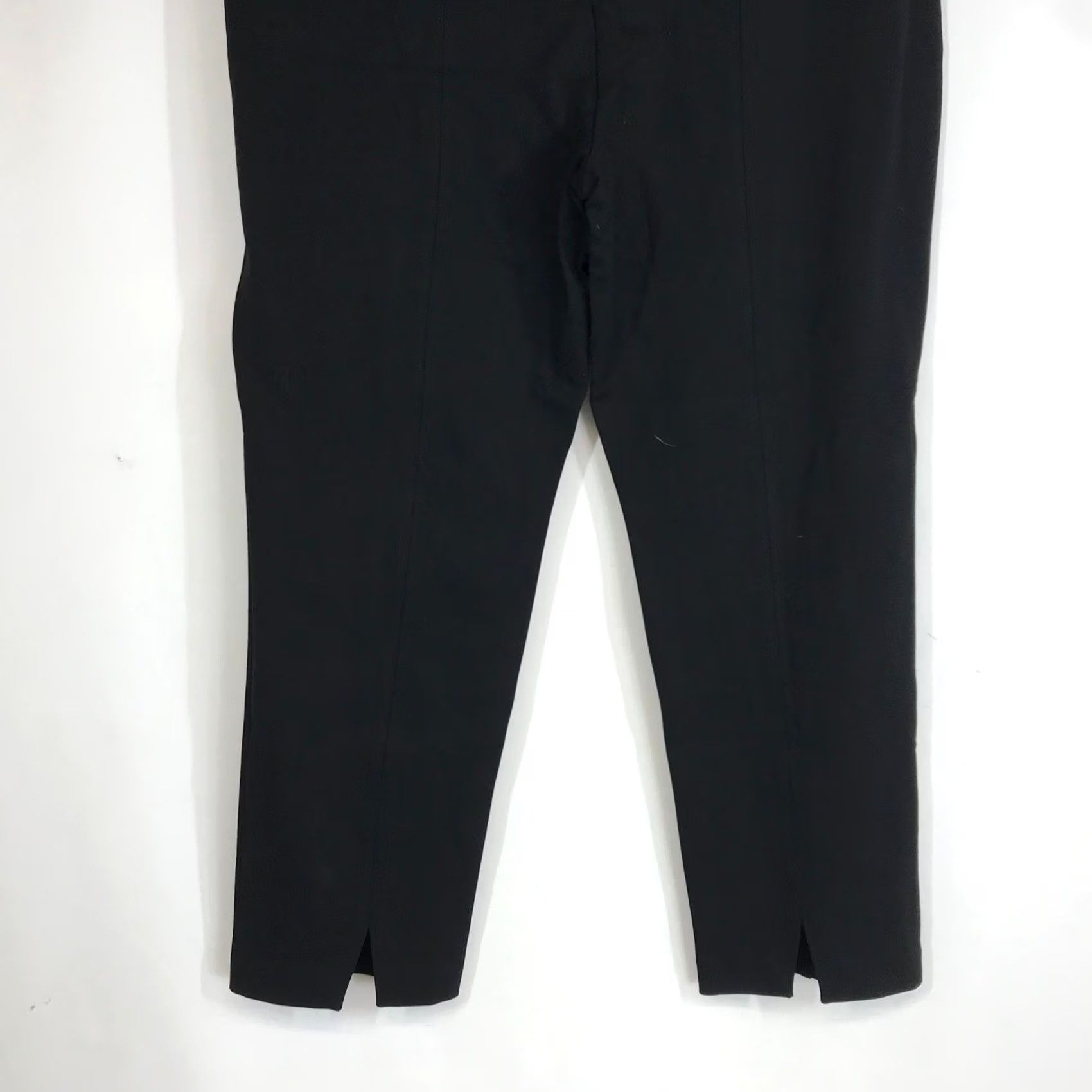 Vintage Chicos Black Ankle Pants Split Hem Zipper Detail Womens Size 25 Regular XS? Wait no. Size 42" / US 20 - 6 Thumbnail