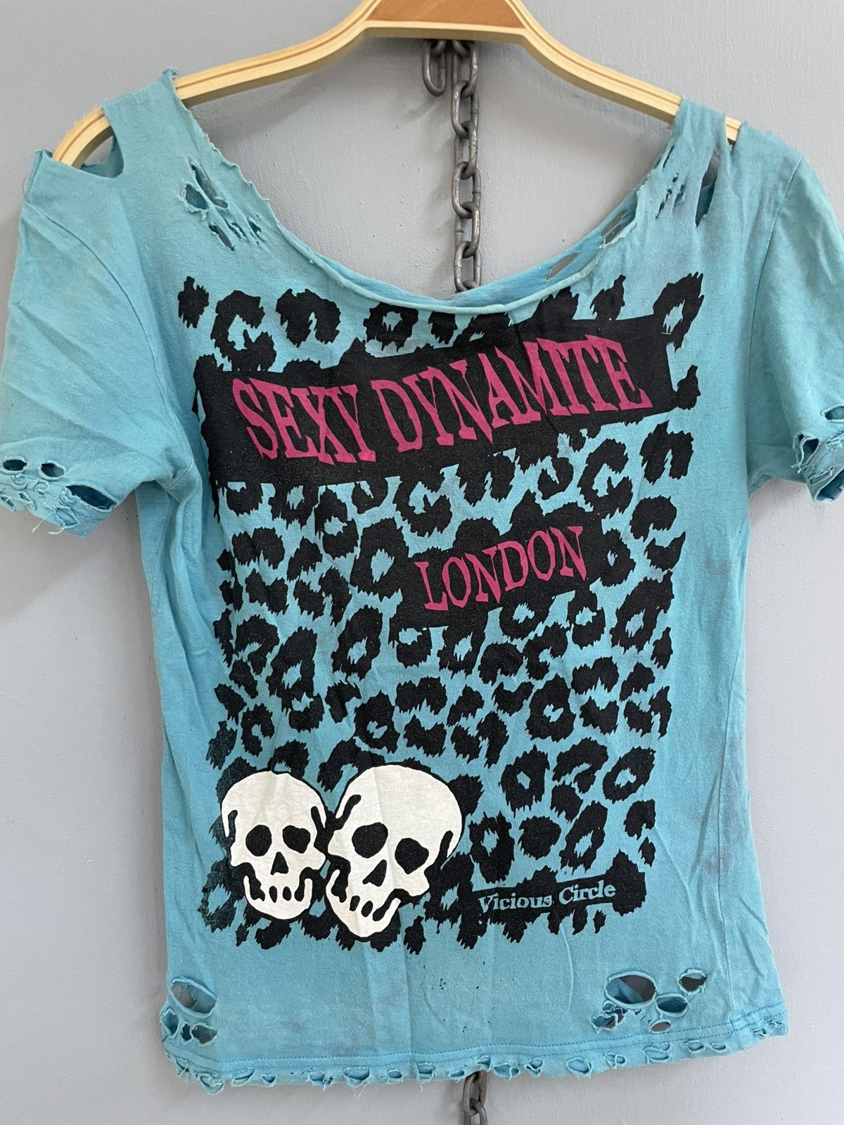 Japanese Brand Sexy Dynamite London distress punk design t shirt Size S / US 4 / IT 40 - 3 Thumbnail