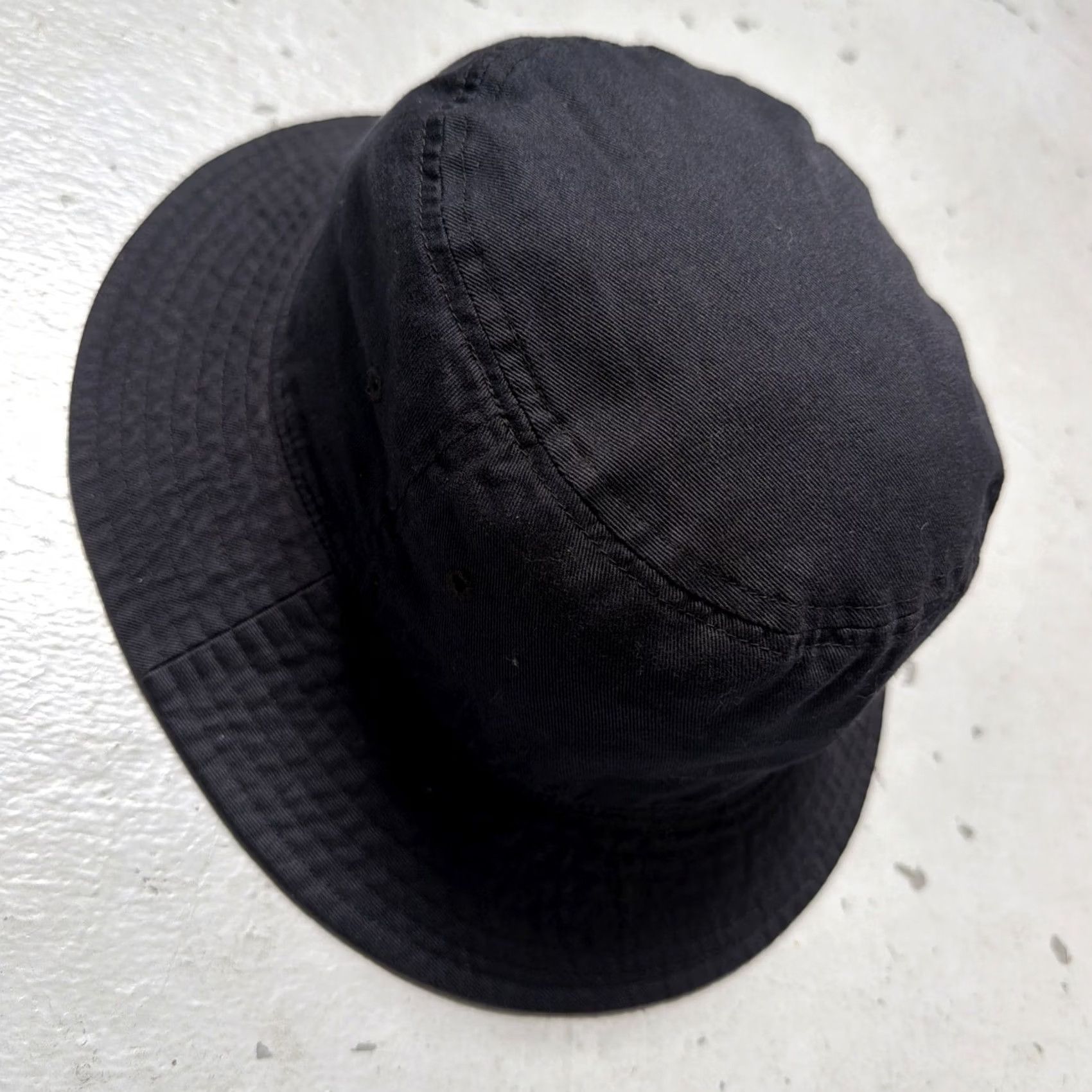 Vintage VINTAGE Stussy Capz Script Bucket Hat Made In Japan Skate Streetwear Y2K L/XL Dark Navy Mens Women Unisex Adults 90s Hip Hop City Streetwear Japanese Size ONE SIZE - 4 Thumbnail