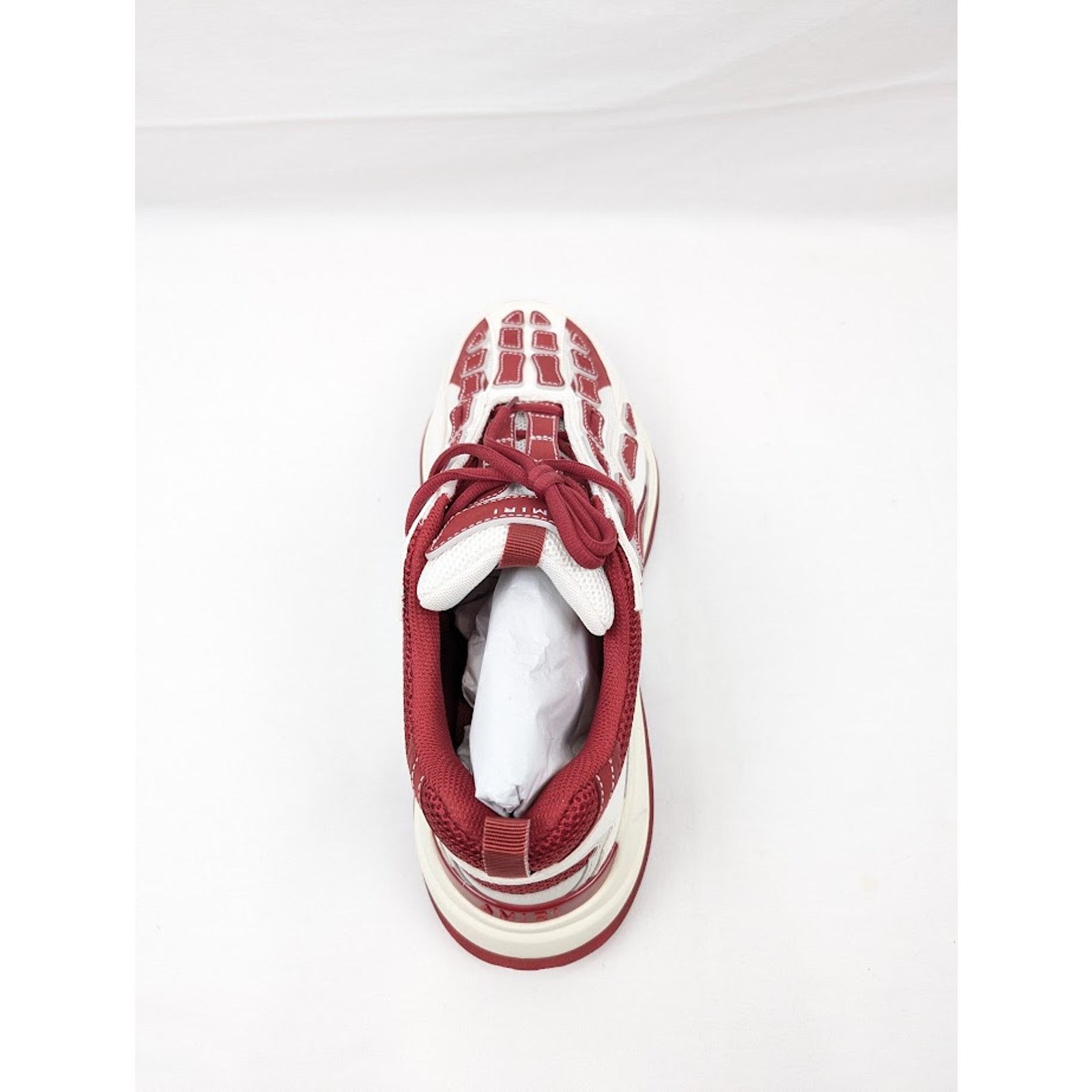 Amiri o1rshd1 Bone Runner in Cream/Red Size US 10 / EU 43 - 13 Thumbnail