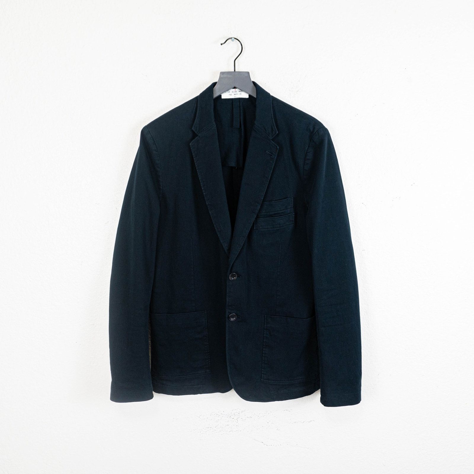 Paul Smith Paul Smith Red Ear Navy Cotton twill unstructured Blazer L Size 42R - 2 Thumbnail