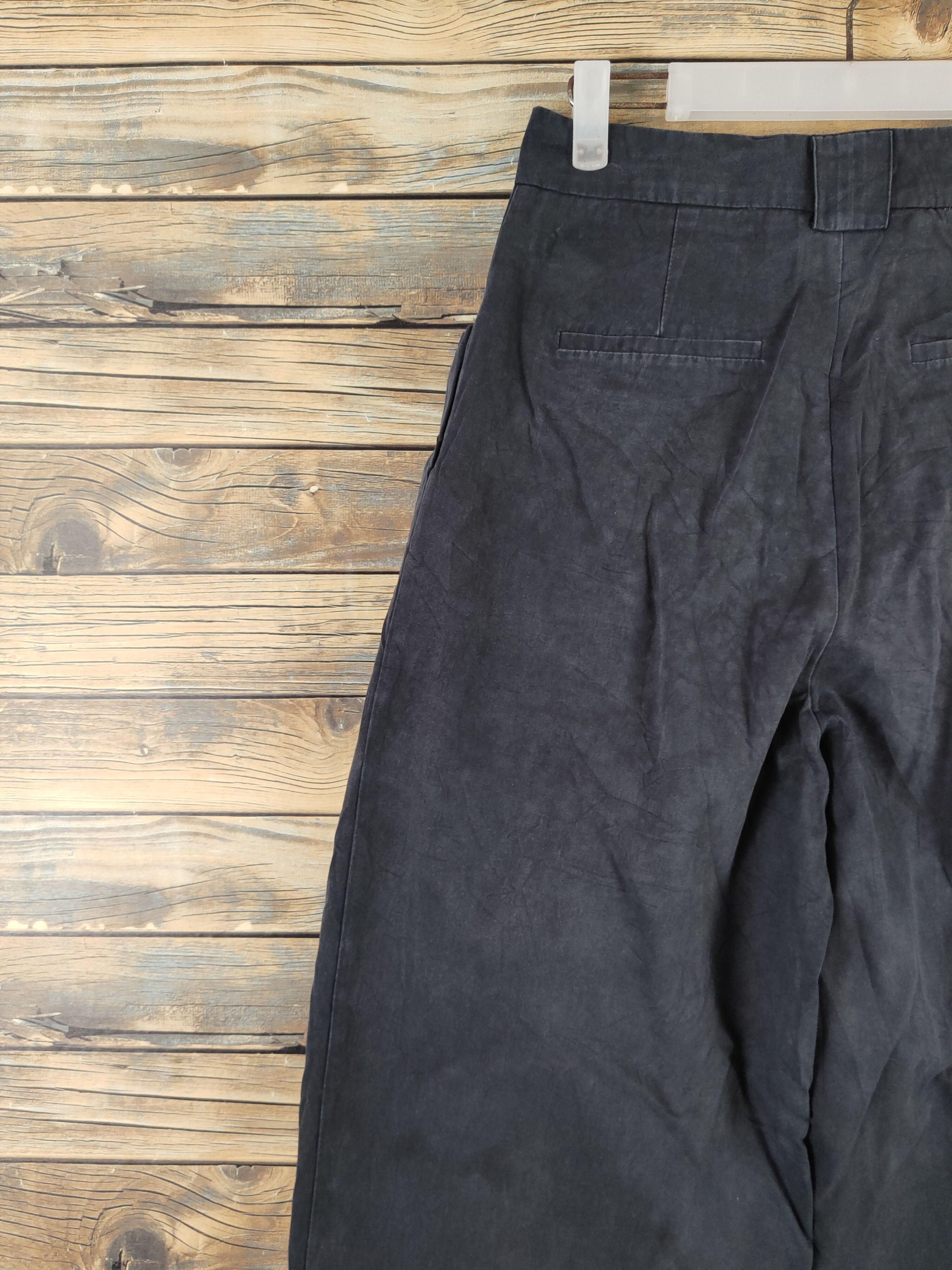 Japanese Brand Chuclla Black Multipocket Palazzo Pants #W2227 Size 26" / US 2 / IT 38 - 8 Thumbnail