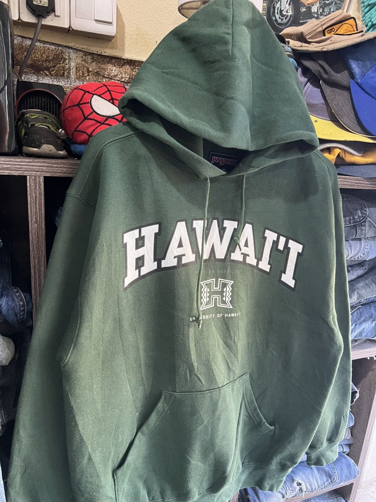 Jansport 🔥Vintage Jansport Hawaii Warriors Pullover Hoodie Size US M / EU 48-50 / 2 - 9 Thumbnail