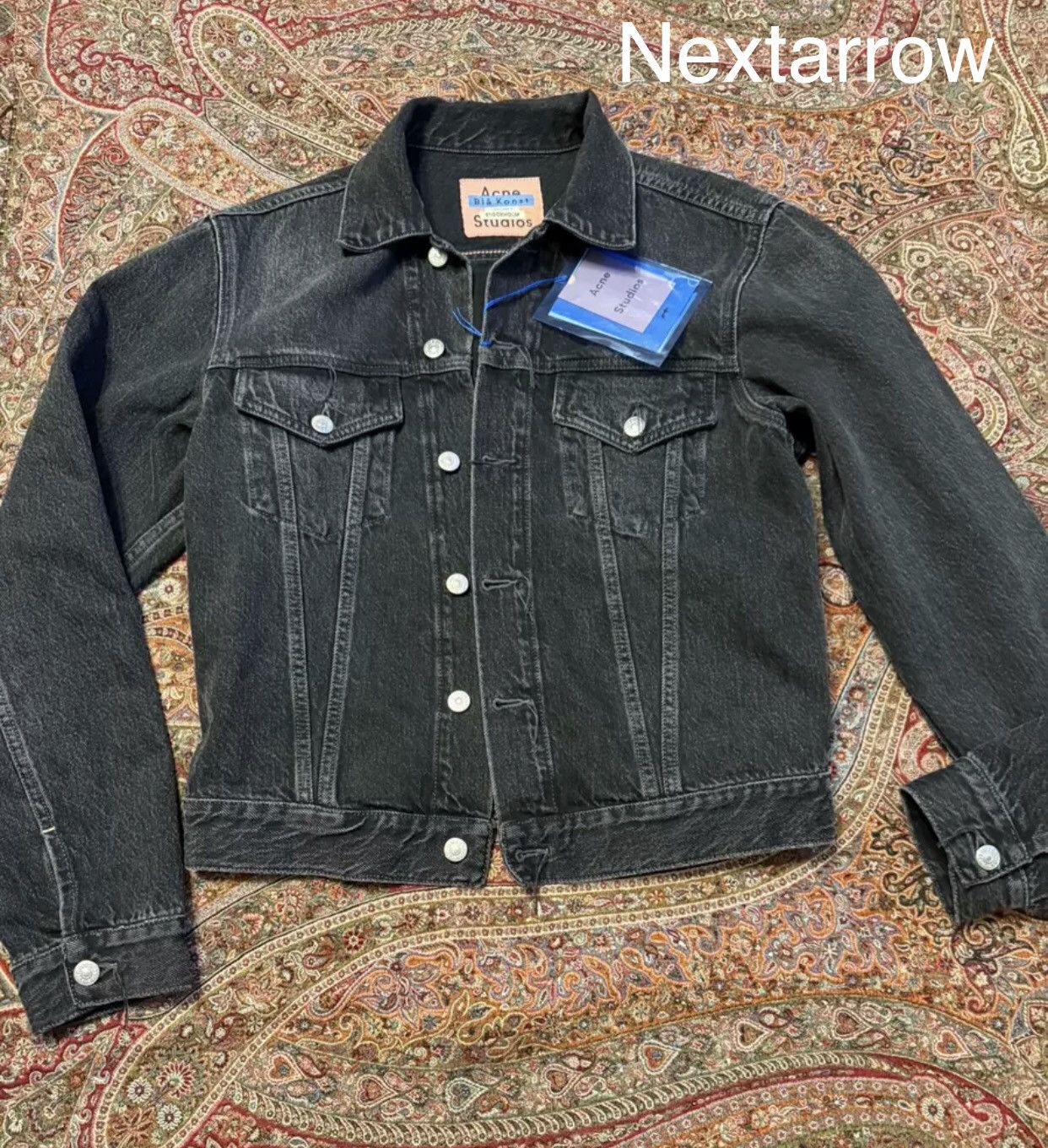 acne studios Men's denim jacket 2410-Nextarrow