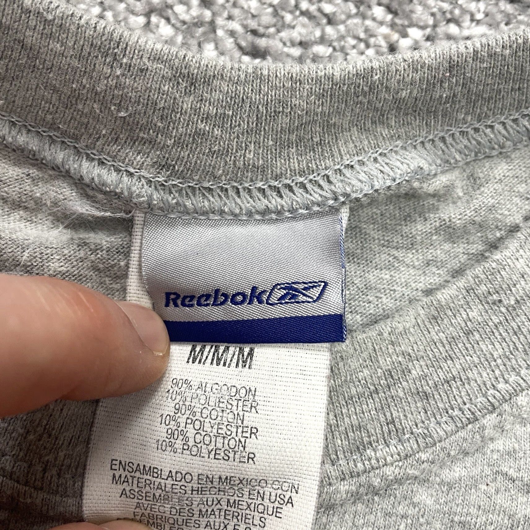 Reebok VINTAGE Reebok Shirt Women’s M Gray Long Sleeve Patriots XXXVIII Champions Shirt Women’s Medium Gray Long Sleeve Patriots Champions Vintage Size M / US 6-8 / IT 42-44 - 5 Thumbnail