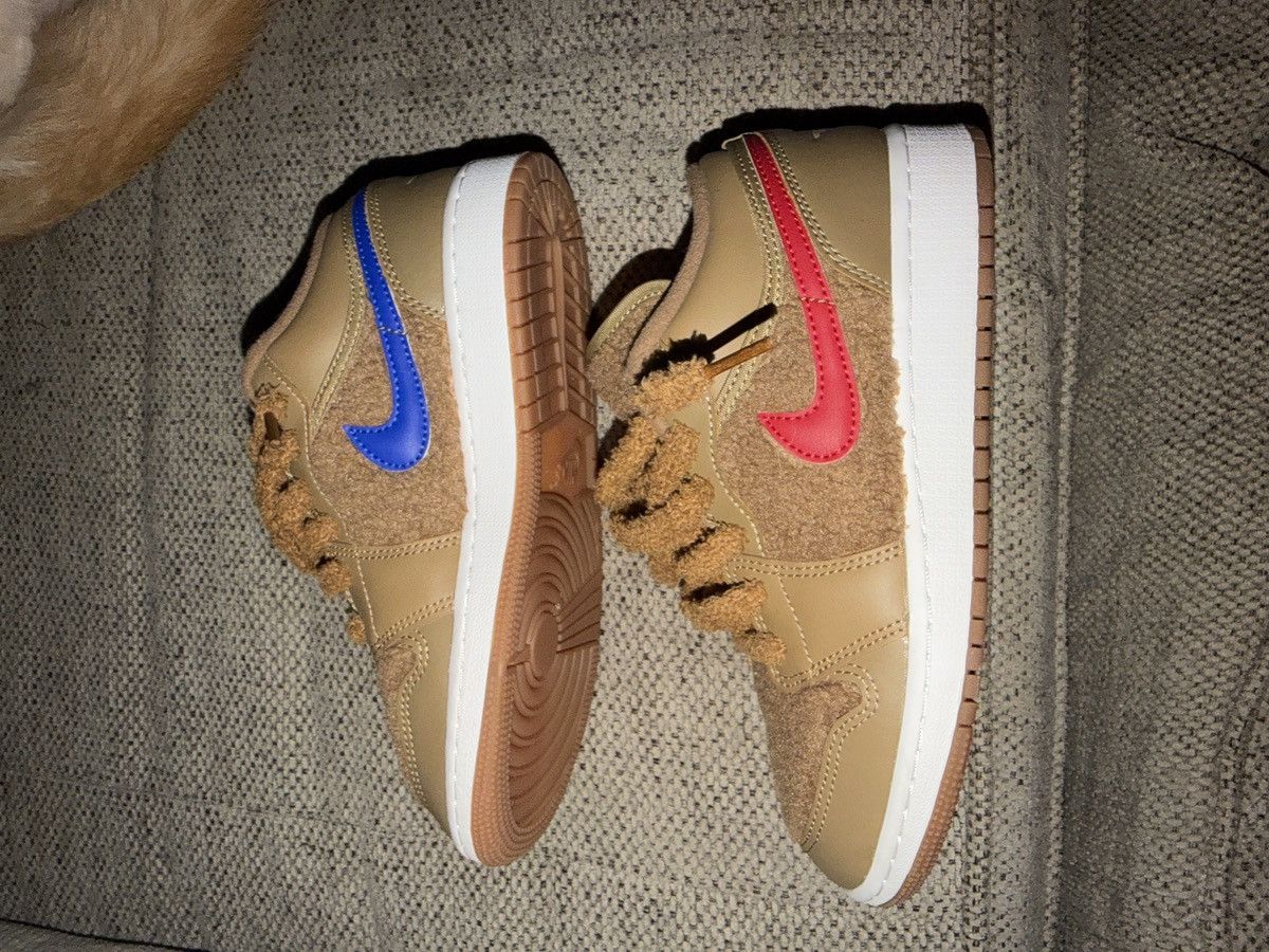 Jordan Brand Air Jordan 1 Low GS ‘Teddy Bear’ - Size 4.5Y - Used Size US 4.5 / IT 34.5 - 6 Thumbnail