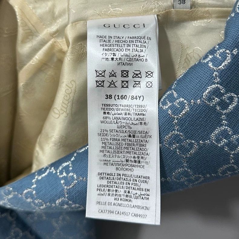 Gucci Gucci Leather-collar old flower full-print dress 2504-Nexta Size XS / US 0-2 / IT 36-38 - 5 Thumbnail